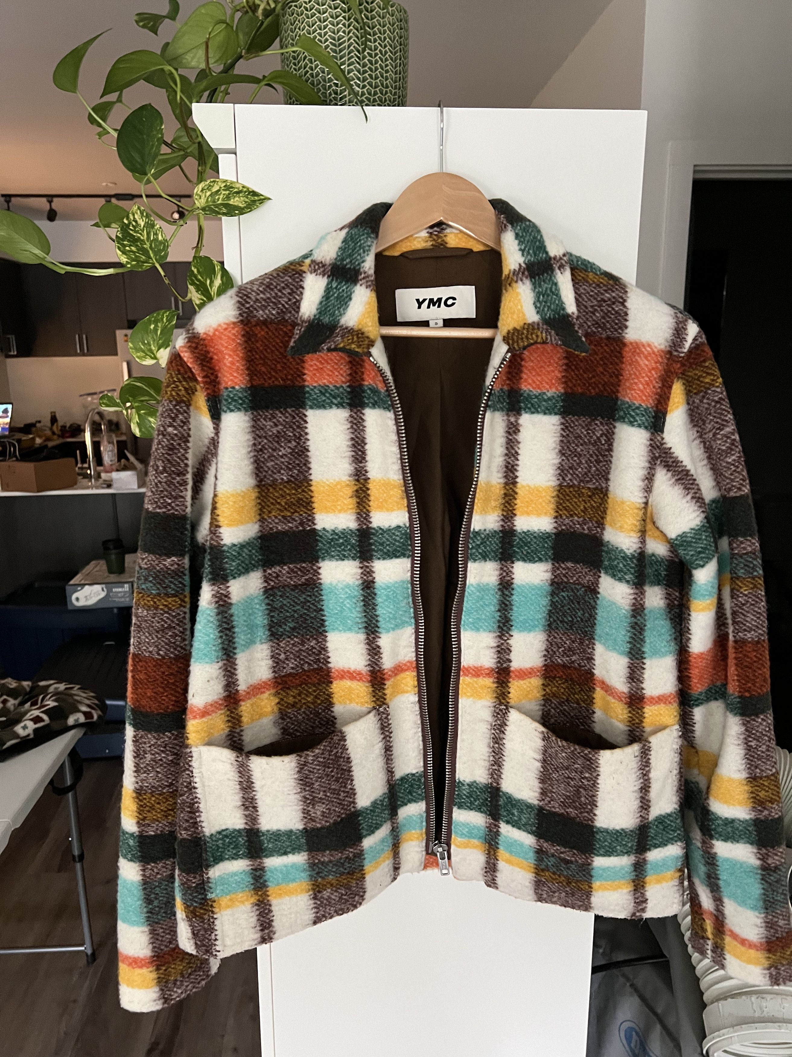 YMC Multicolor Bay City Check Jacket Size US S / EU 44-46 / 1 - 1 Thumbnail