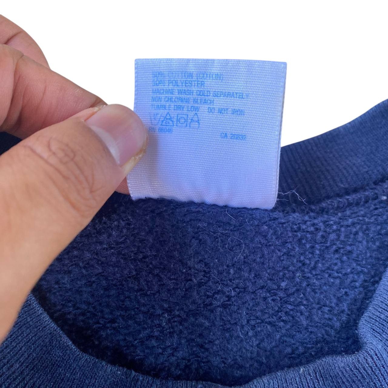 Vintage VINTAGE 80S VIRGINA UNIVERSITY CREWNECK FADED BLUE Size US XL / EU 56 / 4 - 7 Thumbnail