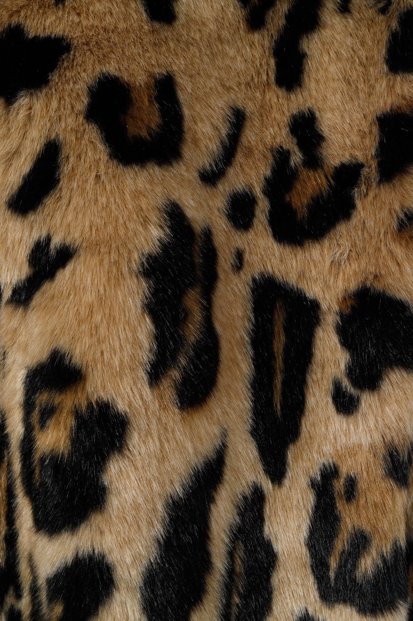 Other Stand Alexa Beige Black Leopard Faux Fur Coat Size M / US 6-8 / IT 42-44 - 4 Thumbnail
