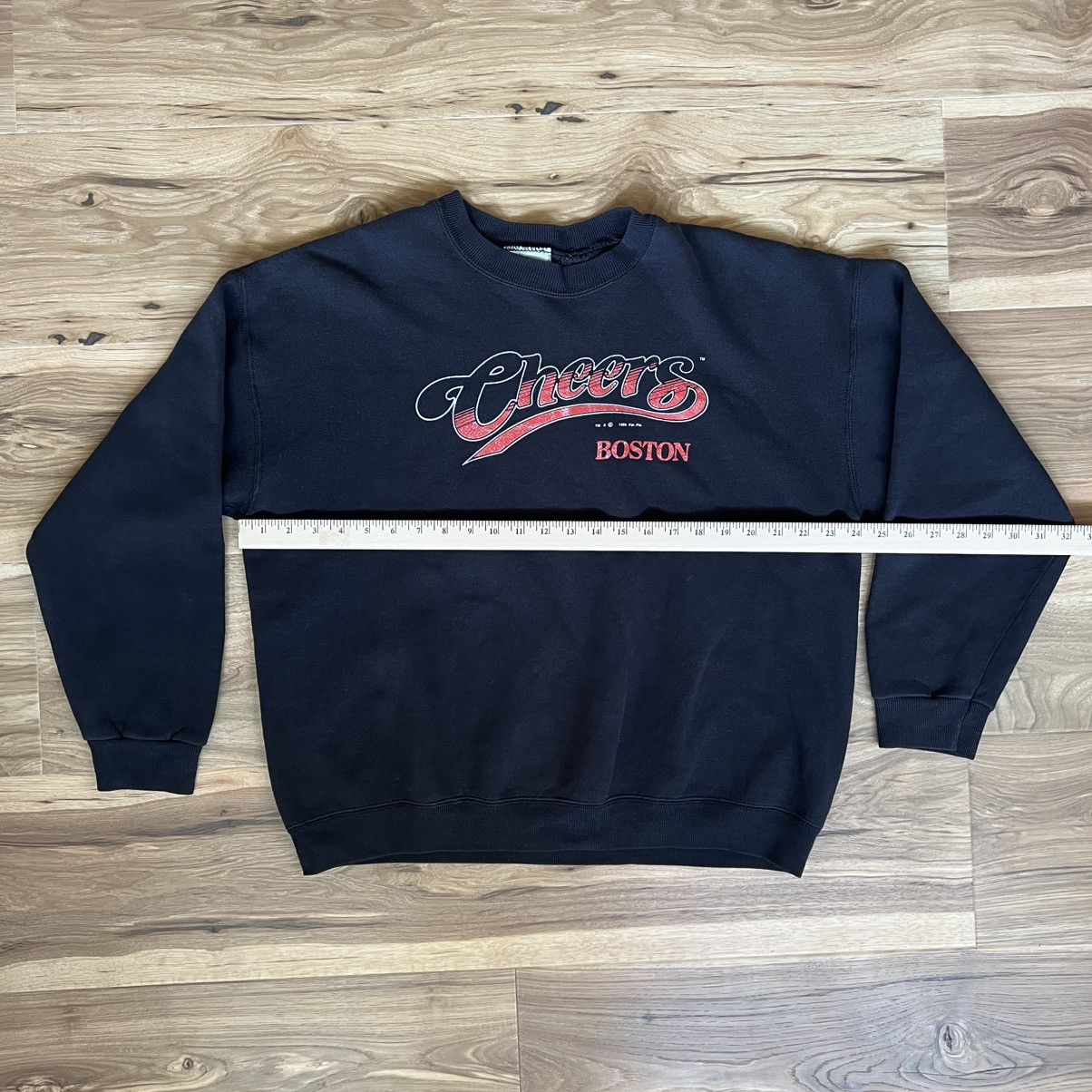 Lee Vintage Cheers Boston Black Lee Crewneck Sweatshirt XL Size US XL / EU 56 / 4 - 4 Thumbnail