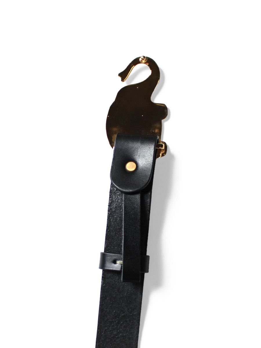Kapital Kapital Leather Trunk Up Elephant Buckle Belt Size ONE SIZE - 3 Thumbnail