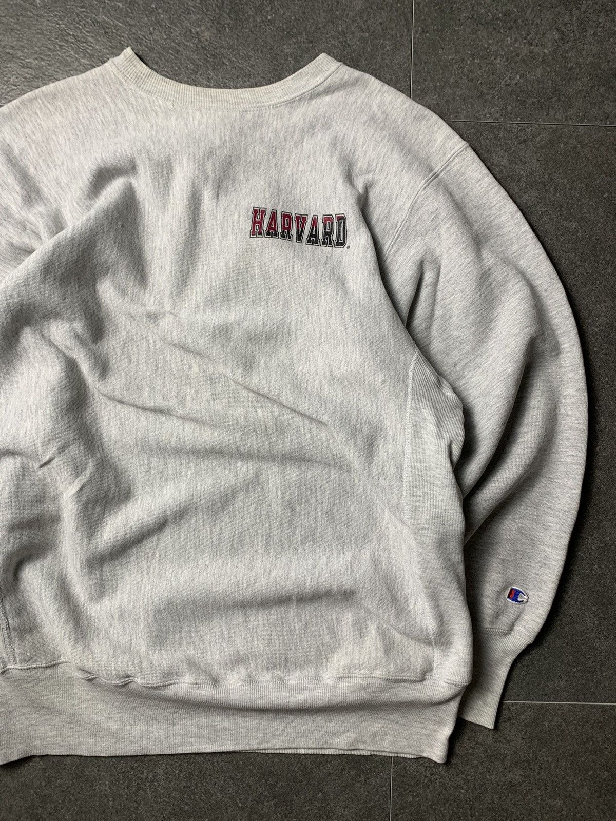トップス 90s champion reverse weave Harvard Vintage 90s Harvard University Crest Sweatshirt M Champion