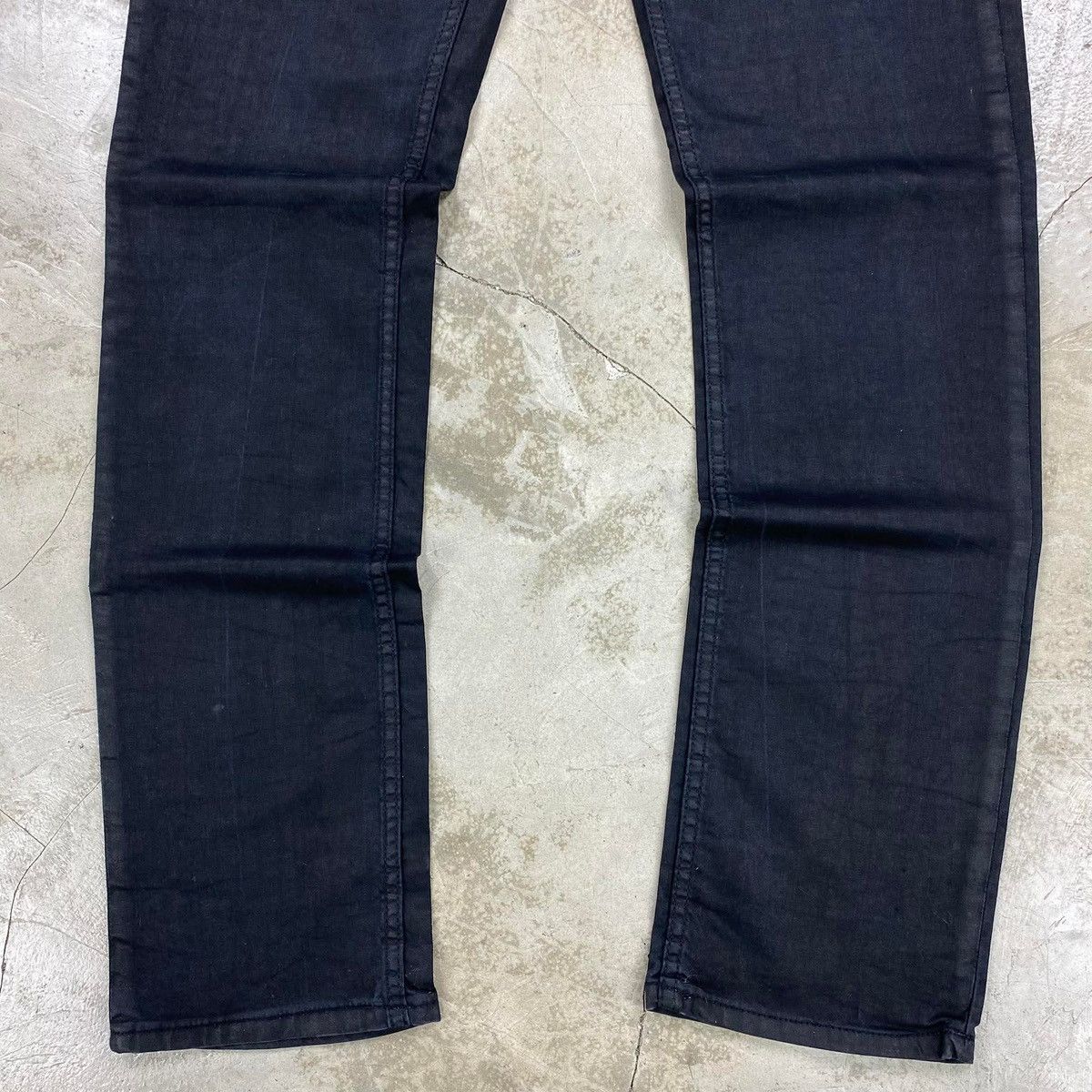 Acne Studios ROC Force Black Slim Straight Denim Jeans Size US 31 - 3 Thumbnail