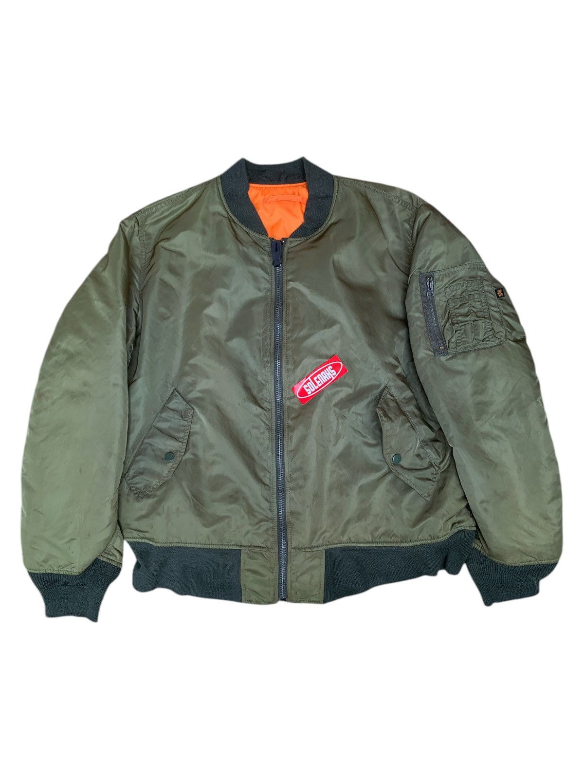 Alpha Industries × Vintage Reversible alpha industries jacket Size US L / EU 52-54 / 3 - 3 Thumbnail