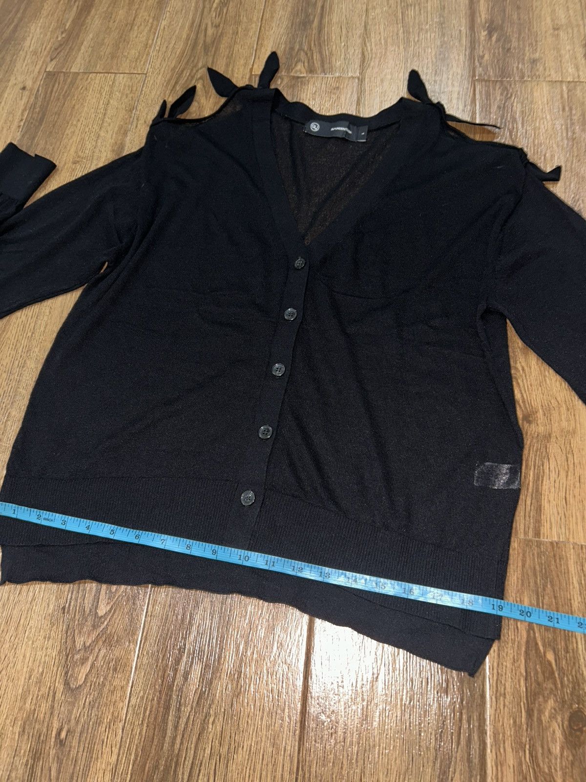 GU × Undercover Gu x Undercover Sheer Knit Cardigan Size L / US 10 / IT 46 - 13 Thumbnail