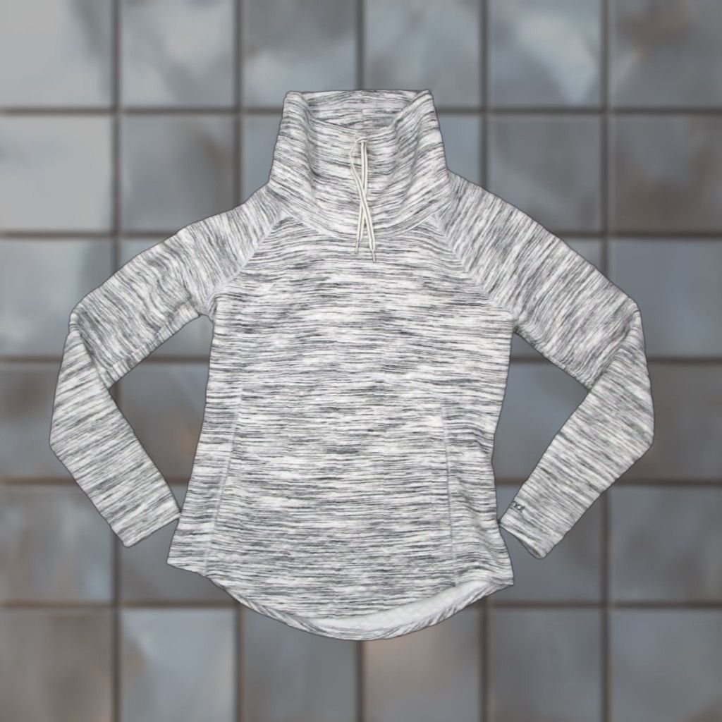Marmot Marmot Womens Medium Gray Cowl Quilted Annie Pullover Thumbholes Sweatshirt Size M / US 6-8 / IT 42-44 - 1 Thumbnail