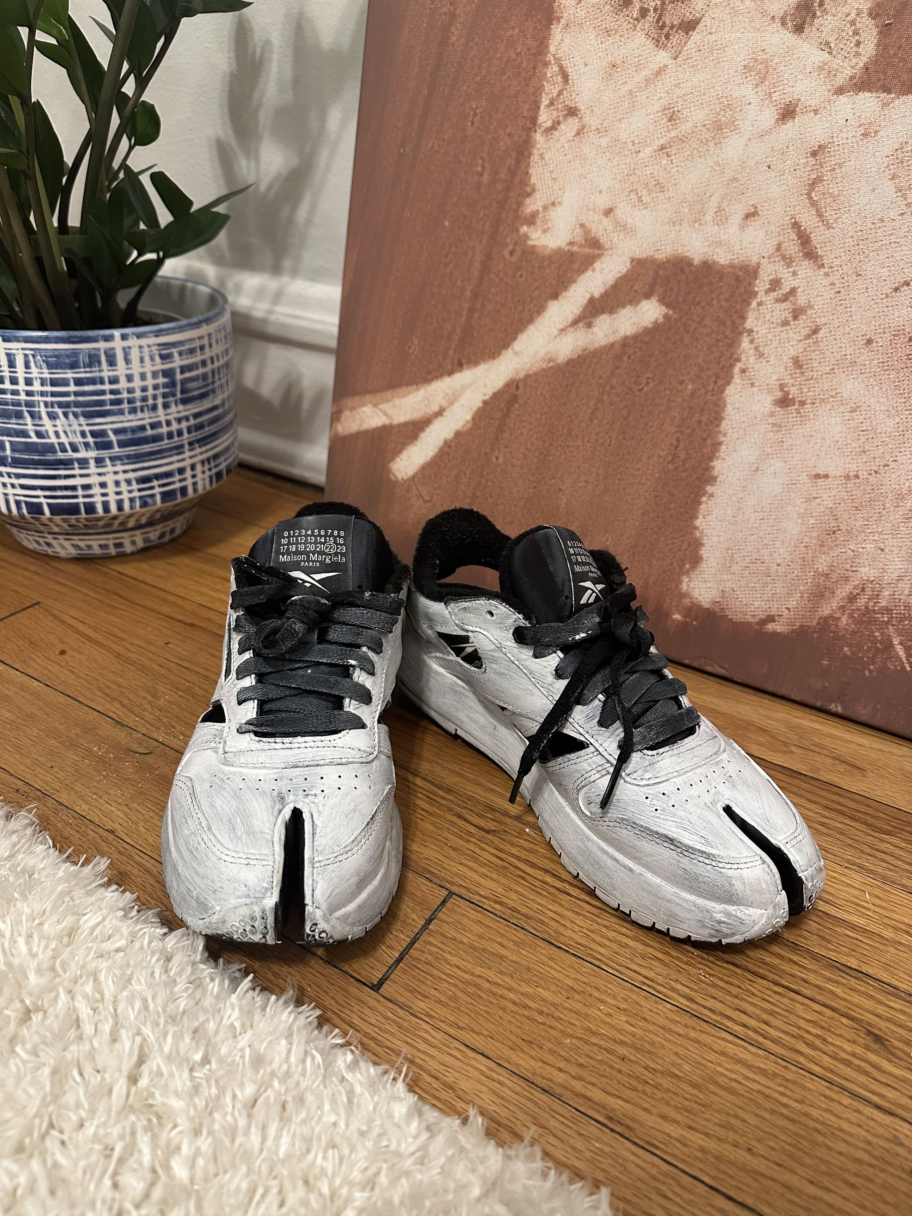 MAISON MARGIELA Replica Leather/Suede Sneakers Size 37 | eBay