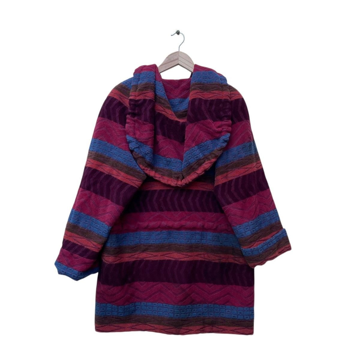 Vintage 🗣️Vintage Japanese Brand Breva Zara Colourful Stripes Jacket Size M / US 6-8 / IT 42-44 - 3 Thumbnail