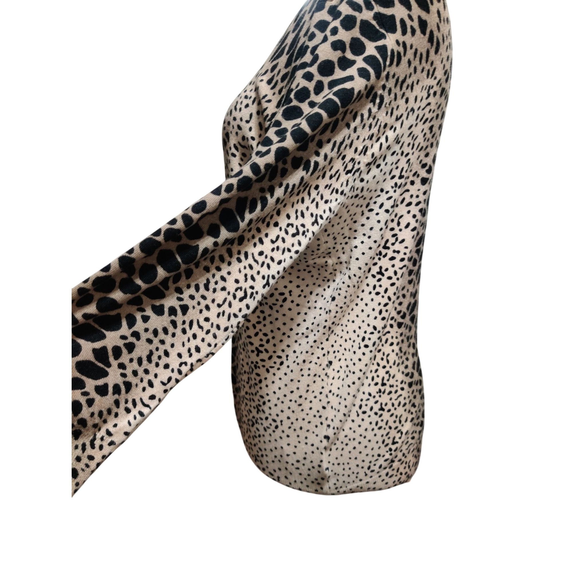 Other Leopard Print Cardigan Size L Lightweight Button Front Sweat Size L / US 10 / IT 46 - 5 Thumbnail