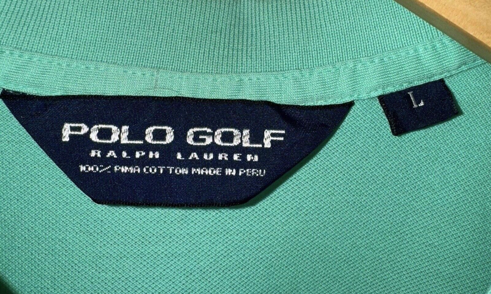 Polo Ralph Lauren Vintage Polo Golf Ralph Lauren Teal Galloway Polo Shirt L Size US L / EU 52-54 / 3 - 9 Thumbnail