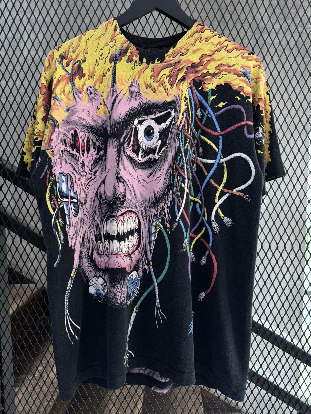 Marvel Comics × Vintage Vintage RARE 1994 Liquid Blue Weapon X Marvel Comics AOP Tee Size US L / EU 52-54 / 3 - 1 Thumbnail