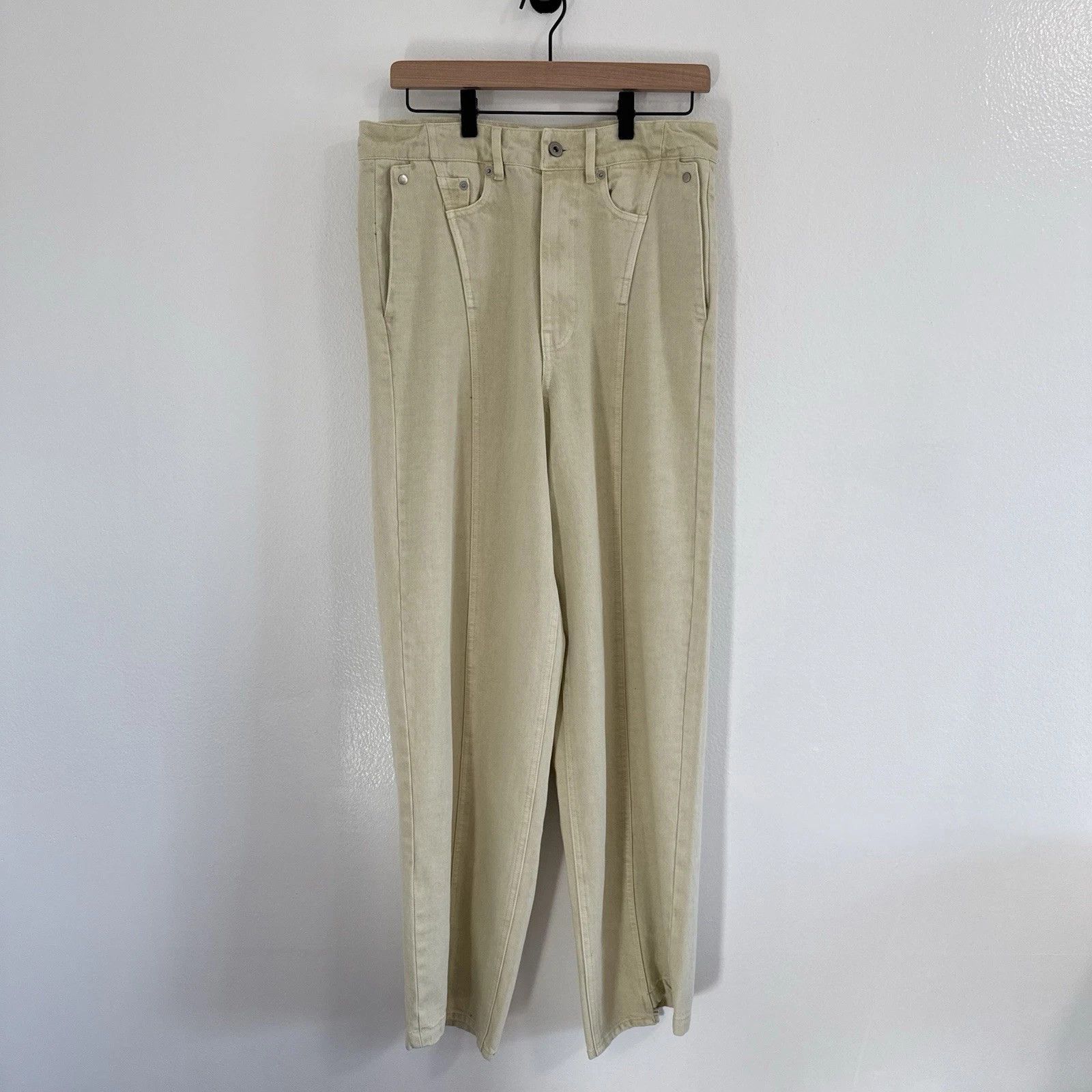 Vuja De Vuja Dé Diviser inside-out denim trousers | Grailed