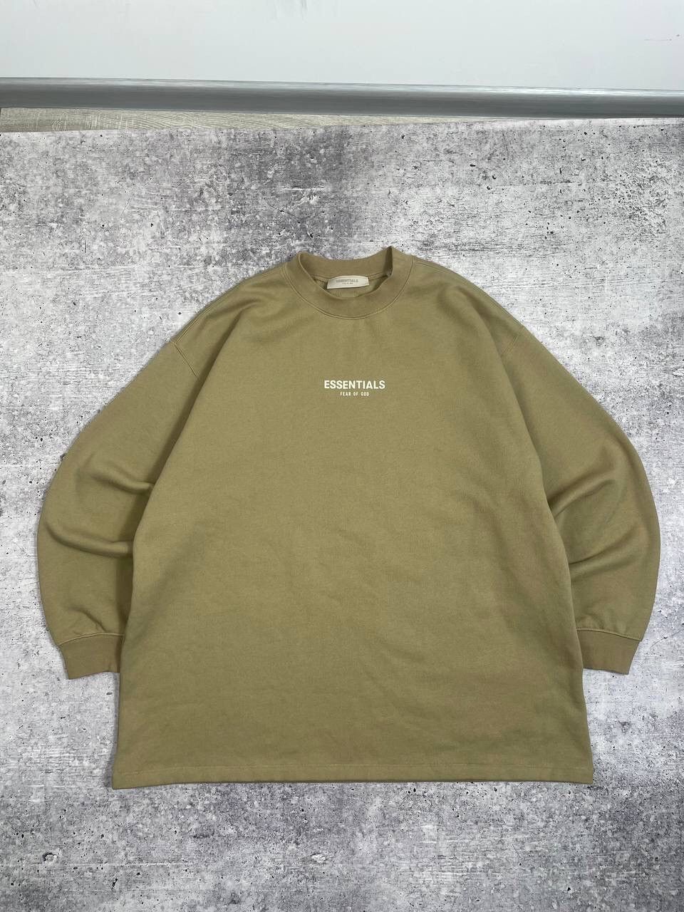 Fear of God Essentials Fear Of God Oversized Logo Sweatshirt Y2K Size US L / EU 52-54 / 3 - 1 Thumbnail