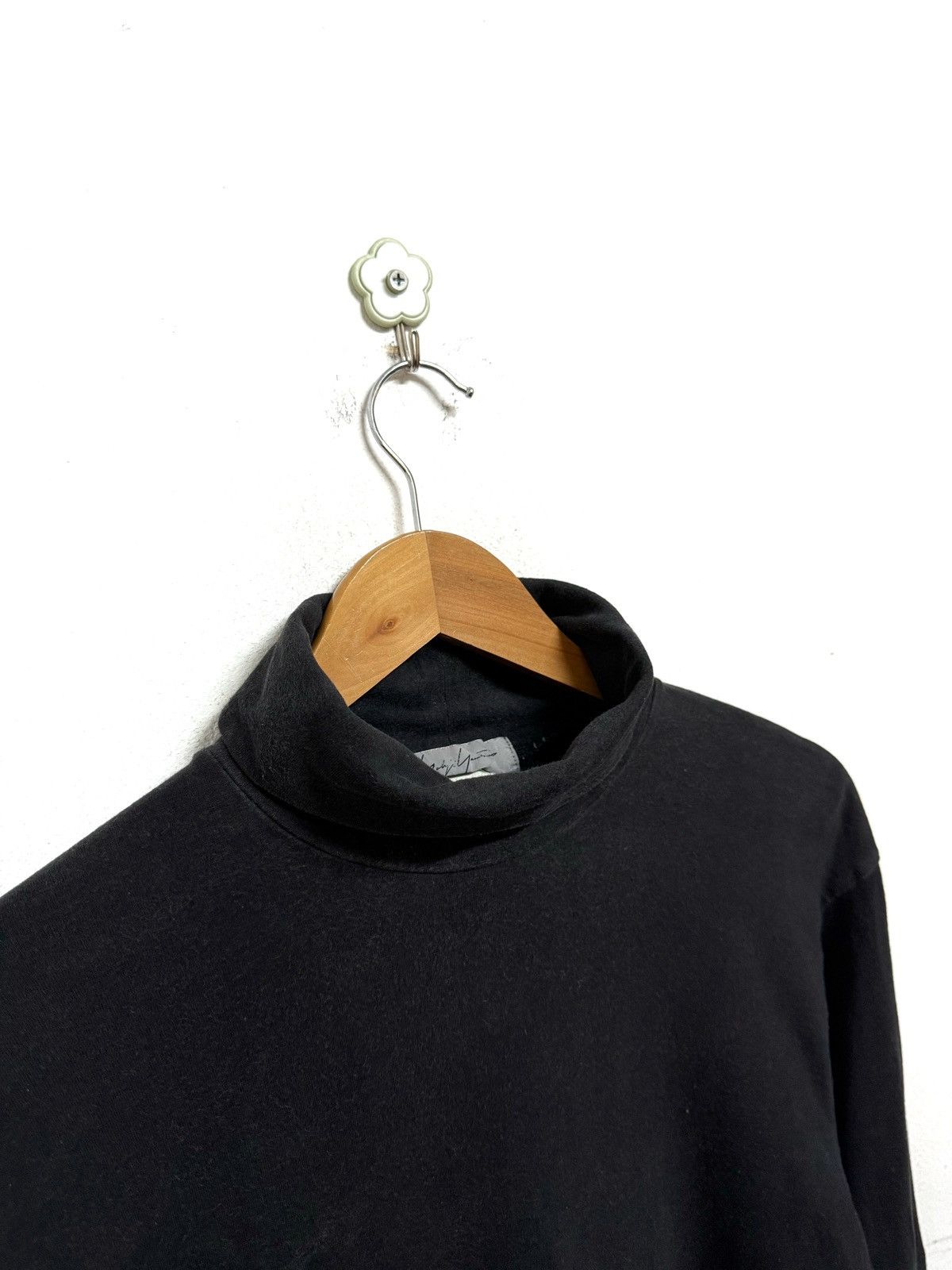 Vintage × Yohji Yamamoto Vtg Yohji Yamamoto Pour Homme Signature Turtleneck Size US M / EU 48-50 / 2 - 3 Thumbnail