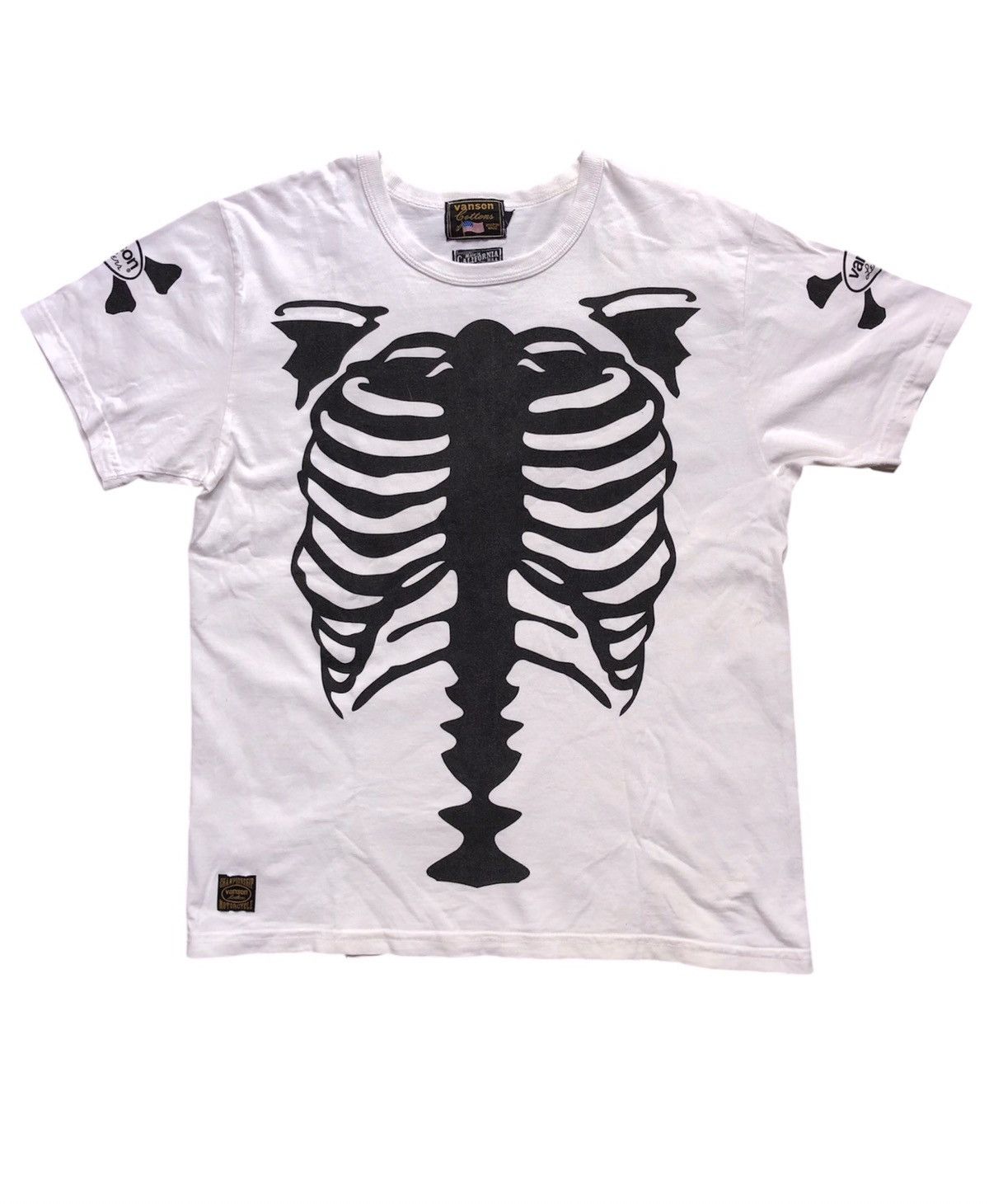 Vanson Leathers Vanson Leathers Skeleton Tee Size US M / EU 48-50 / 2 - 1 Thumbnail