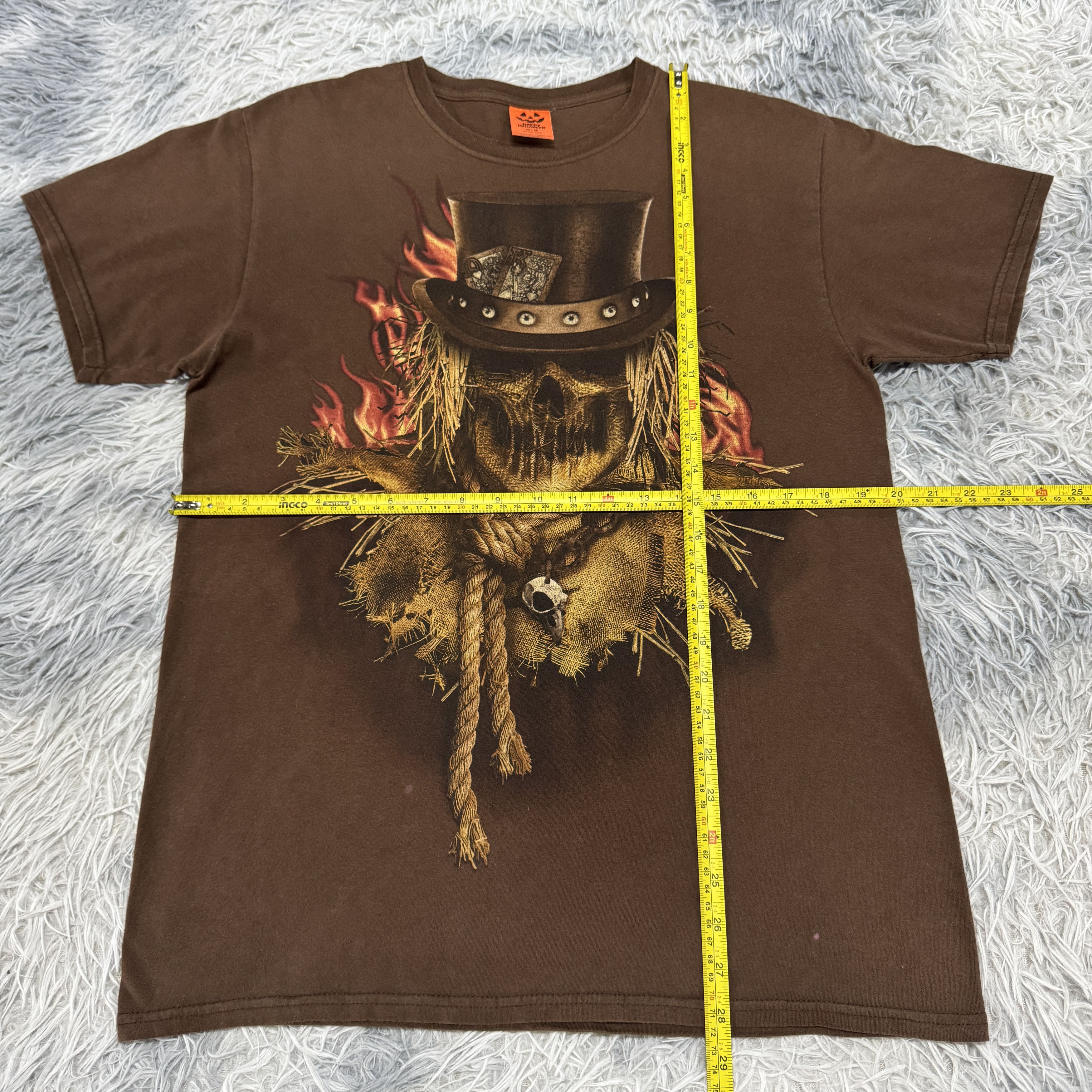Vintage Rare Vintage Halloween Skeleton Scary Tshirt Size US M / EU 48-50 / 2 - 6 Thumbnail