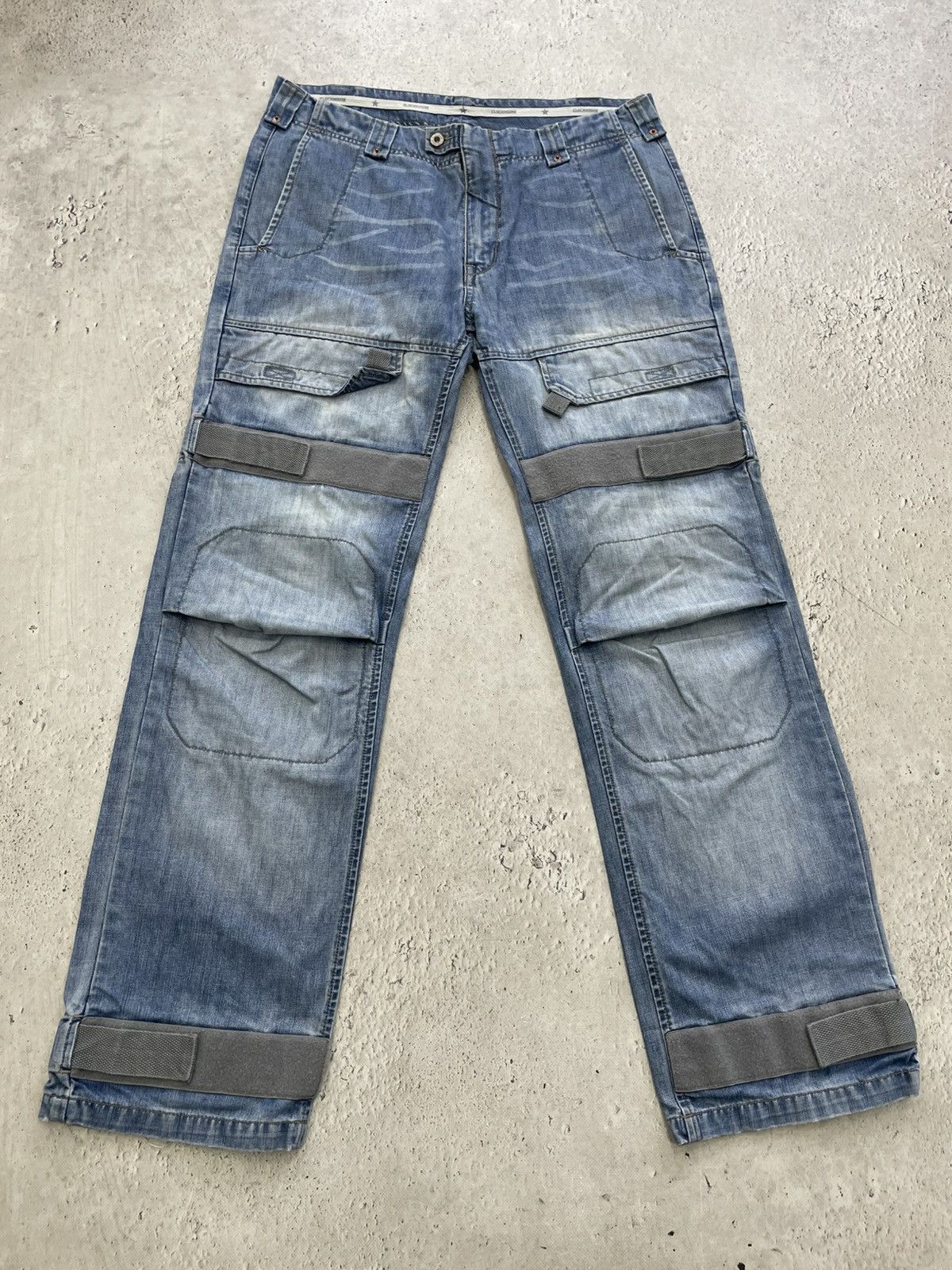 Diesel Diesel cargo denim distressed jeans y2k avant garde Size US 34 / EU 50 - 2 Thumbnail