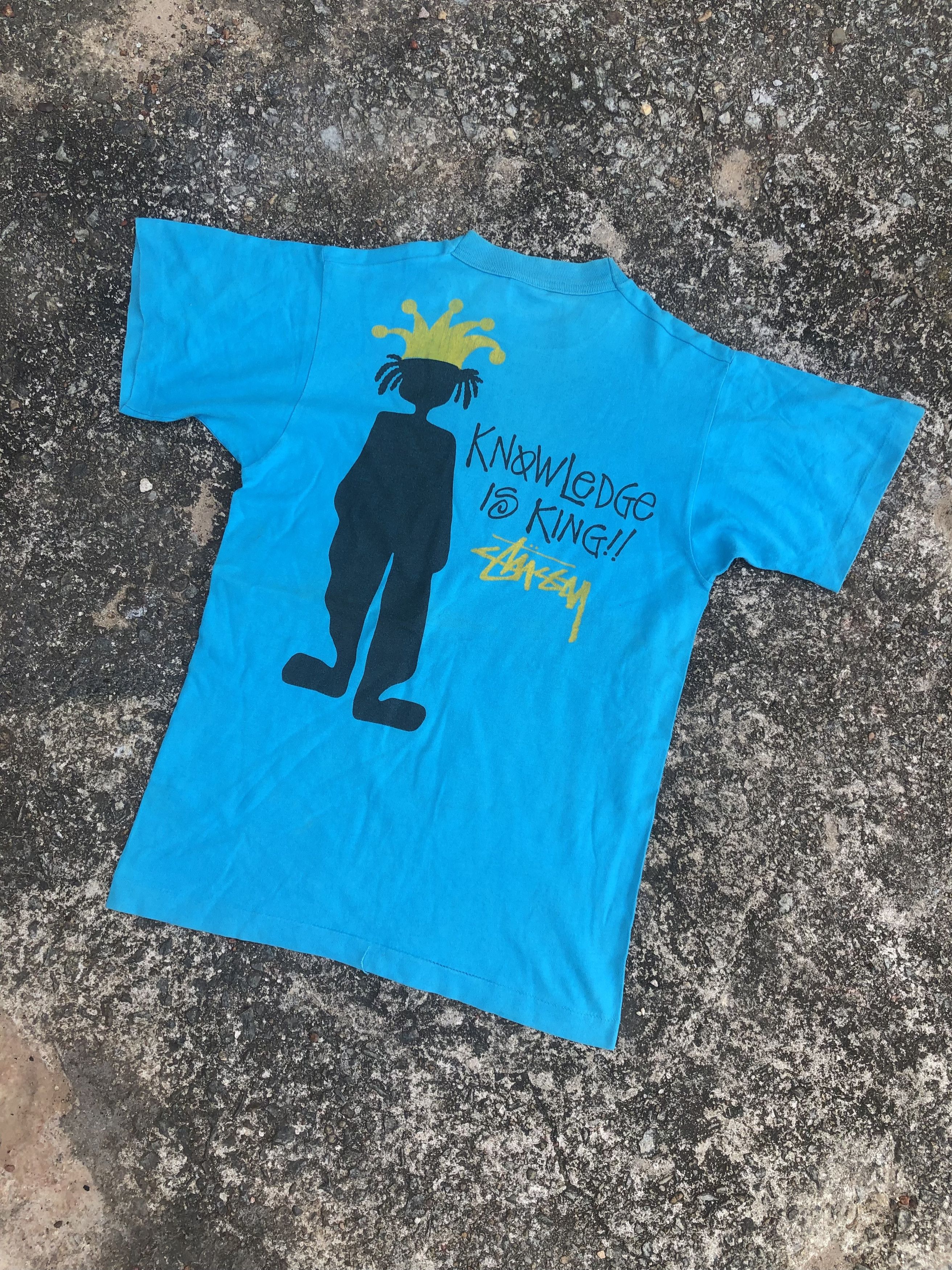 Stussy × Vintage Vintage Stussy “Knowledge Is King” | Grailed