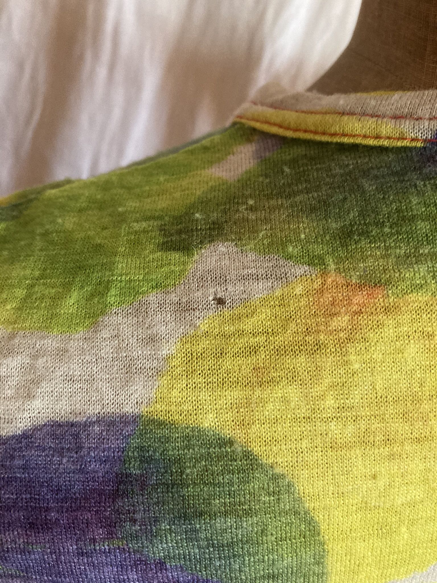 Y's Y's Yohji Yamamoto Wool Cardigan - Vibrant Watercolor Print Size M / US 6-8 / IT 42-44 - 6 Thumbnail