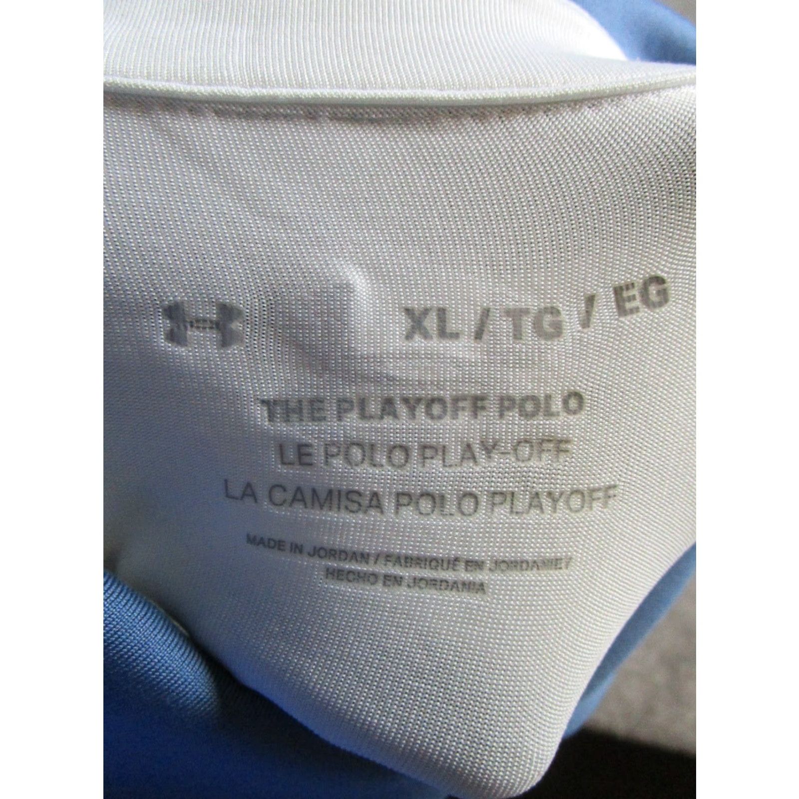 Under Armour VINTAGE Under Armour Polo Shirt Mens XL White Blue Pink Golf Size US XL / EU 56 / 4 - 3 Thumbnail