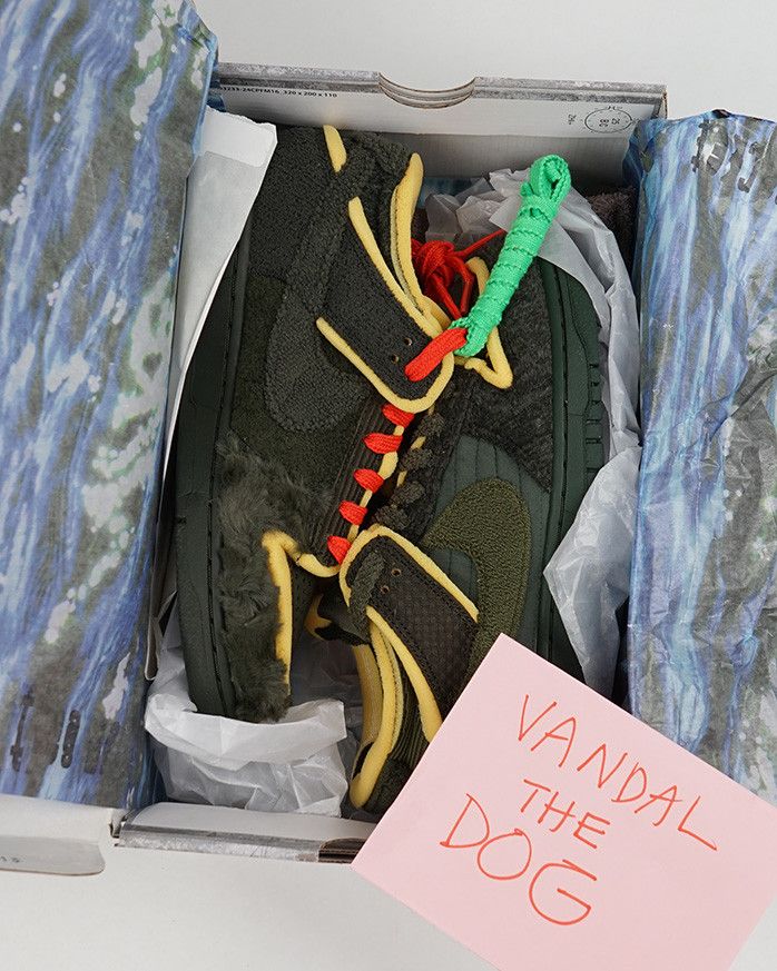 Cactus Plant Flea Market × Nike CPFM x Nike Dunk Low Swamp Sponge Sequoia Green Size US 6 / EU 39 - 13 Thumbnail