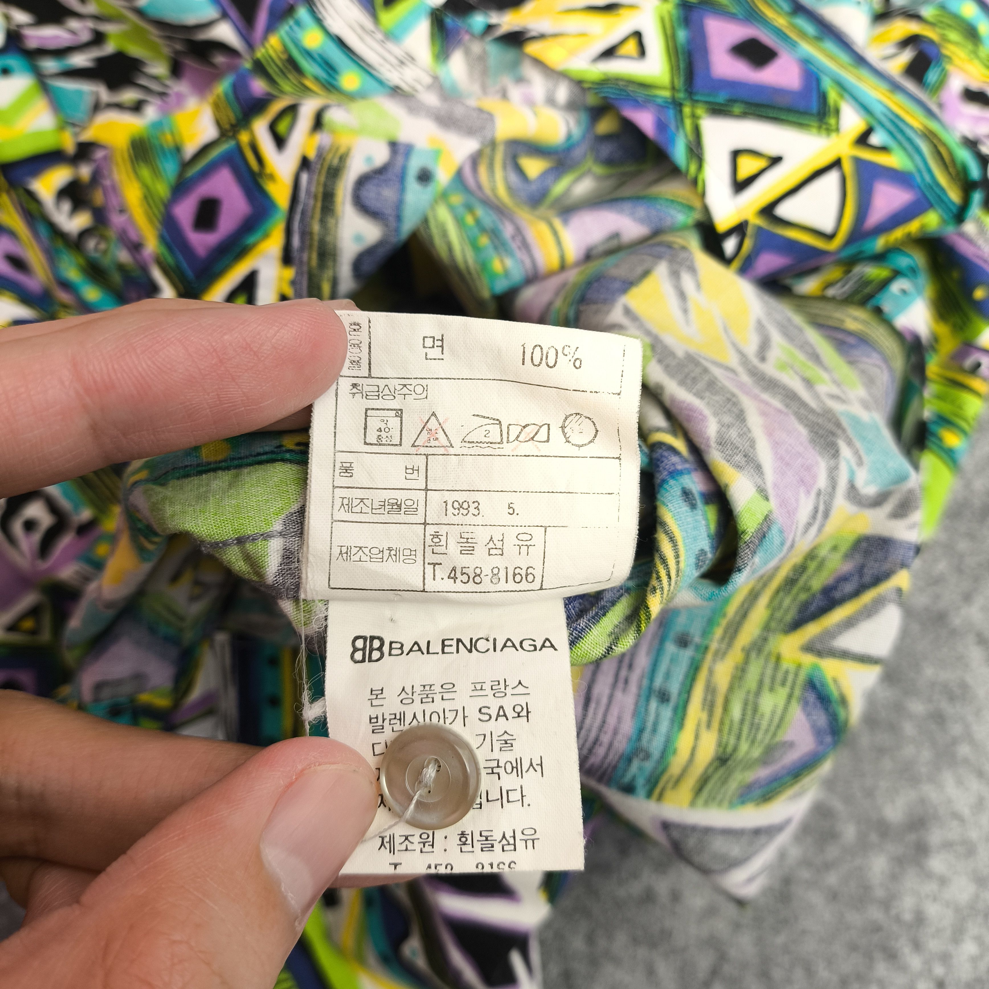 Balenciaga Rare 1993 Balenciaga shirt Size US L / EU 52-54 / 3 - 6 Thumbnail