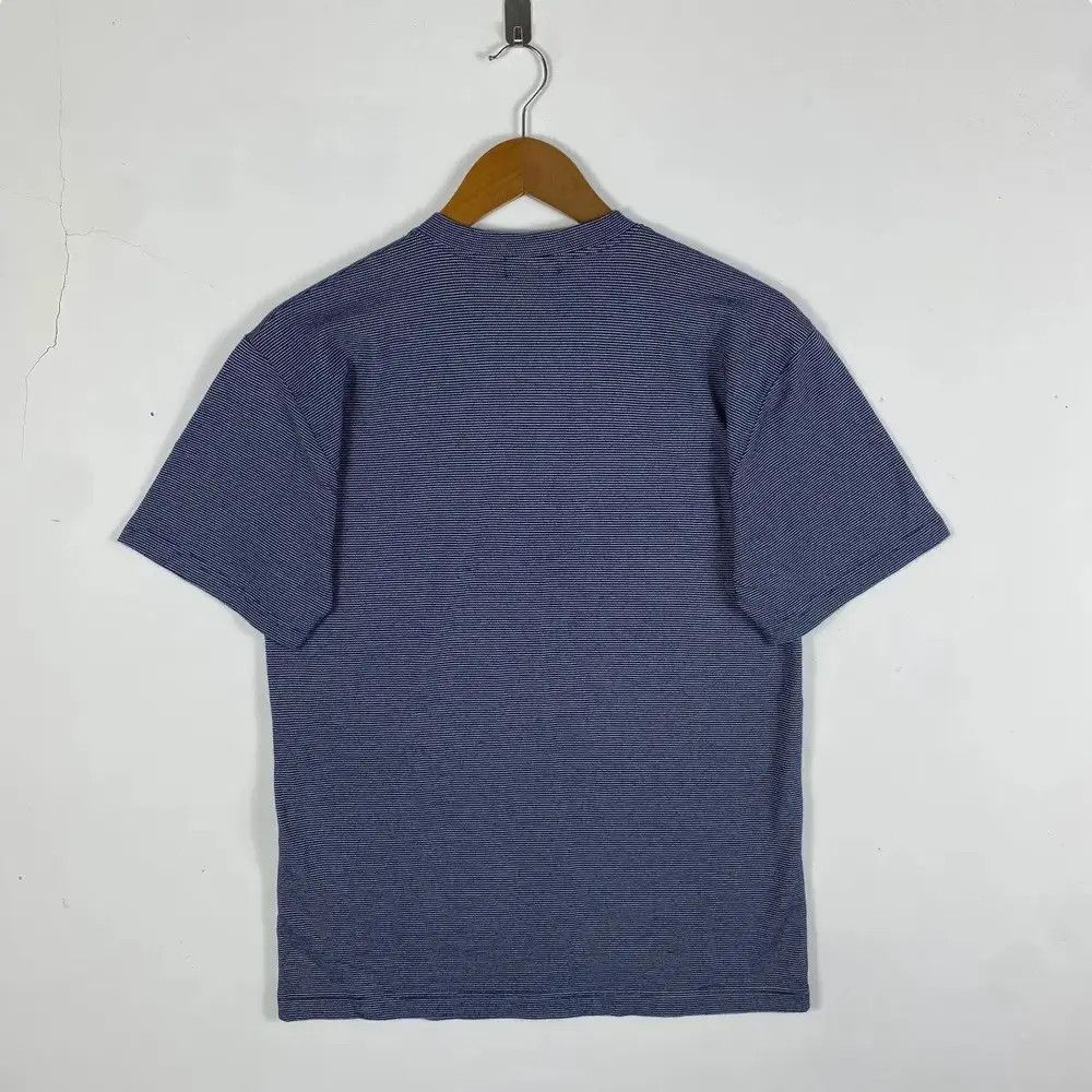 Vintage YSL Pour Homme Small Basic Logo V-Neck Tee Shirt Large Size Size US L / EU 52-54 / 3 - 4 Thumbnail
