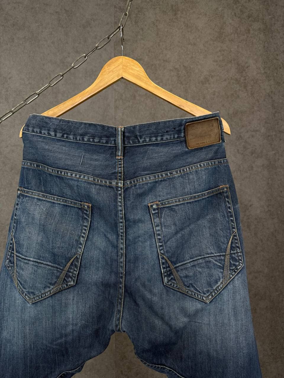 Allsaints Allsaints vintage designer asymmetric jeans Size US 36 / EU 52 - 6 Thumbnail