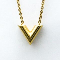 Louis Vuitton M64855 Lv Collier Blooming Necklace Gold Women T