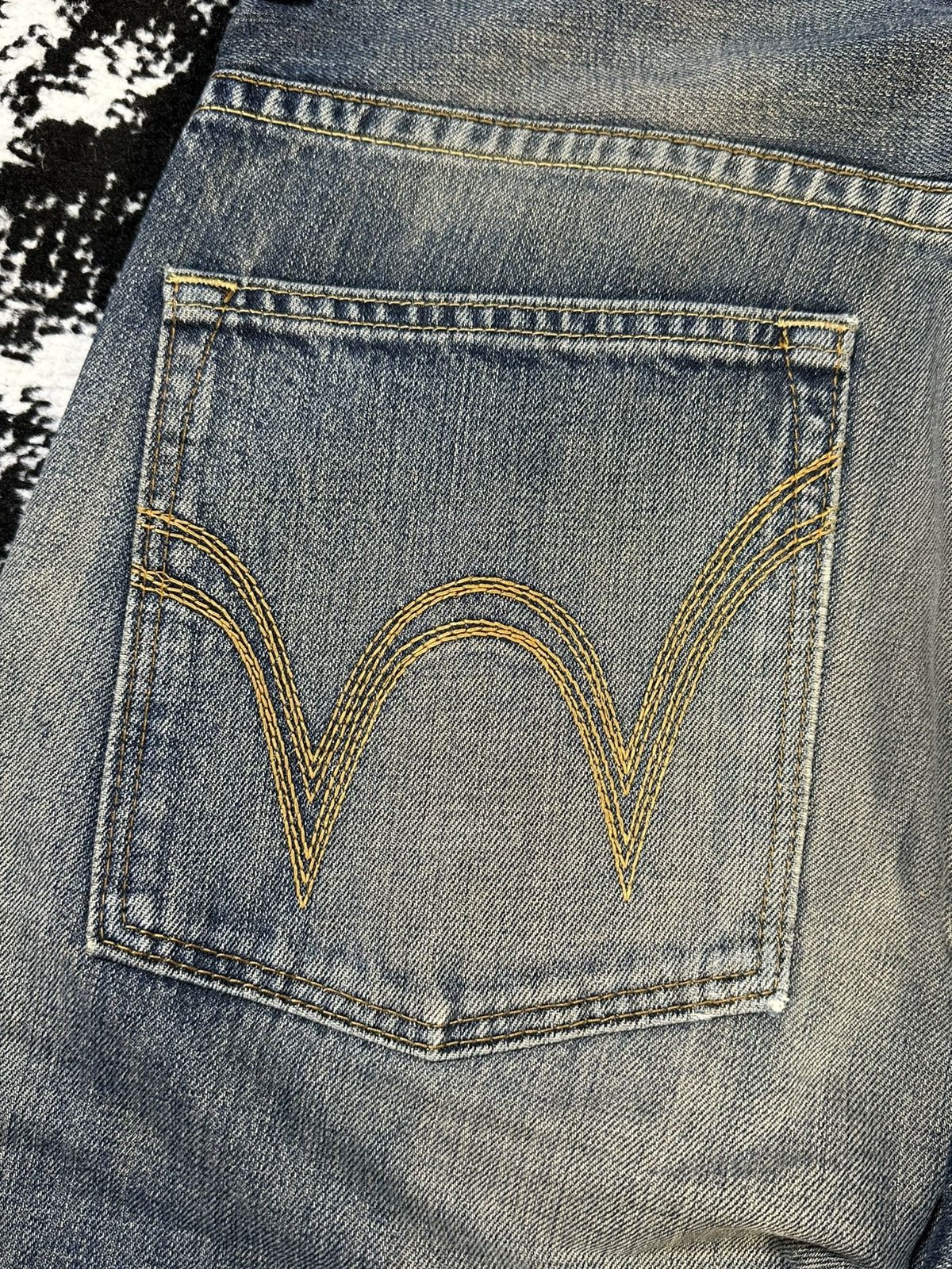 Sugar Cane 2000s Edwin 405 Exlcusive Vintage Washed Jeans Size US 33 - 13 Thumbnail