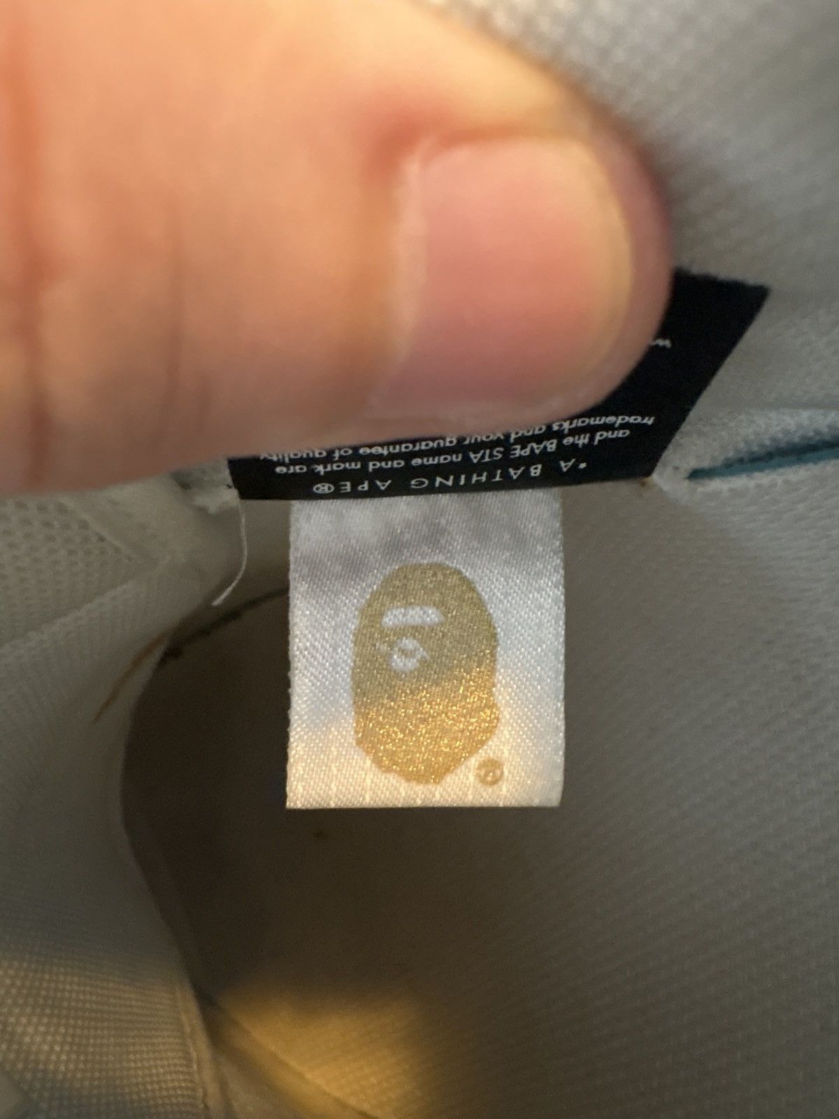 Bape BAPESTA LOW M2 'WHITE BLACK' Size US 8.5 / EU 41-42 - 12 Thumbnail