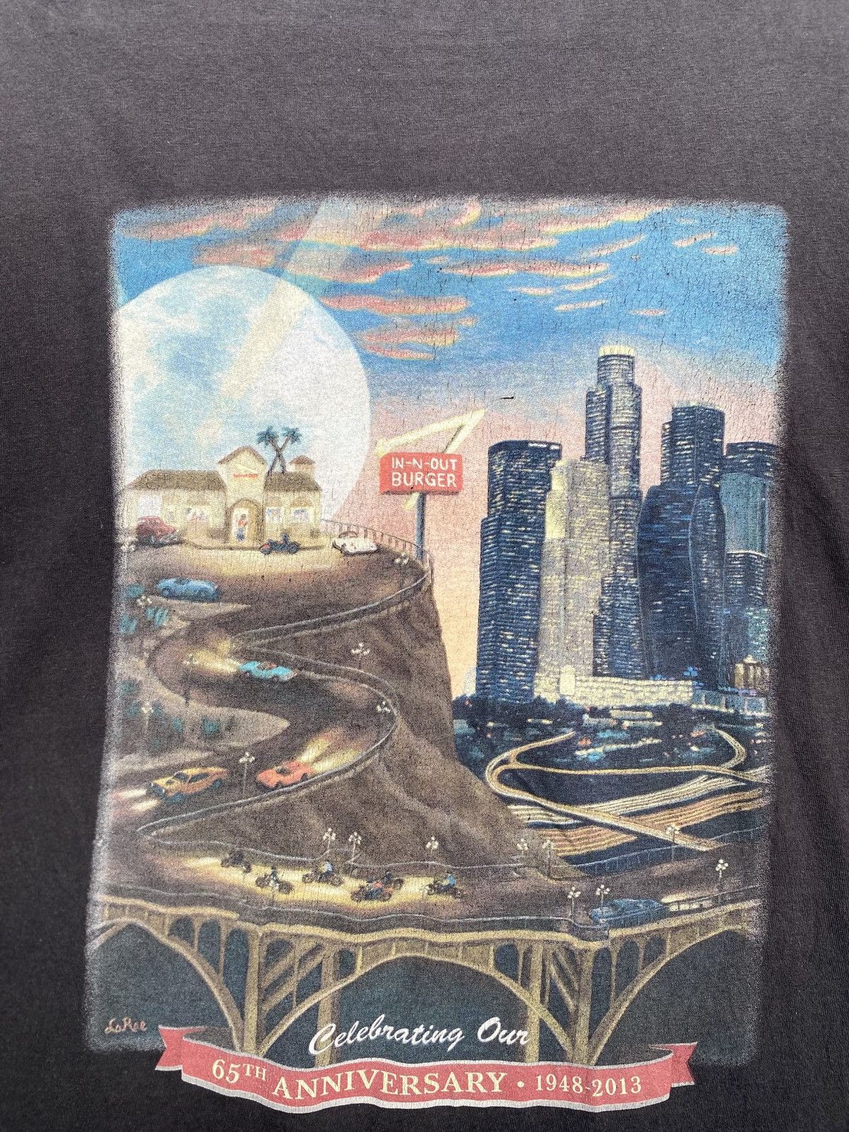 Hanes × Vintage Vintage califonia in n out hamburger anniversary Size US XL / EU 56 / 4 - 13 Thumbnail