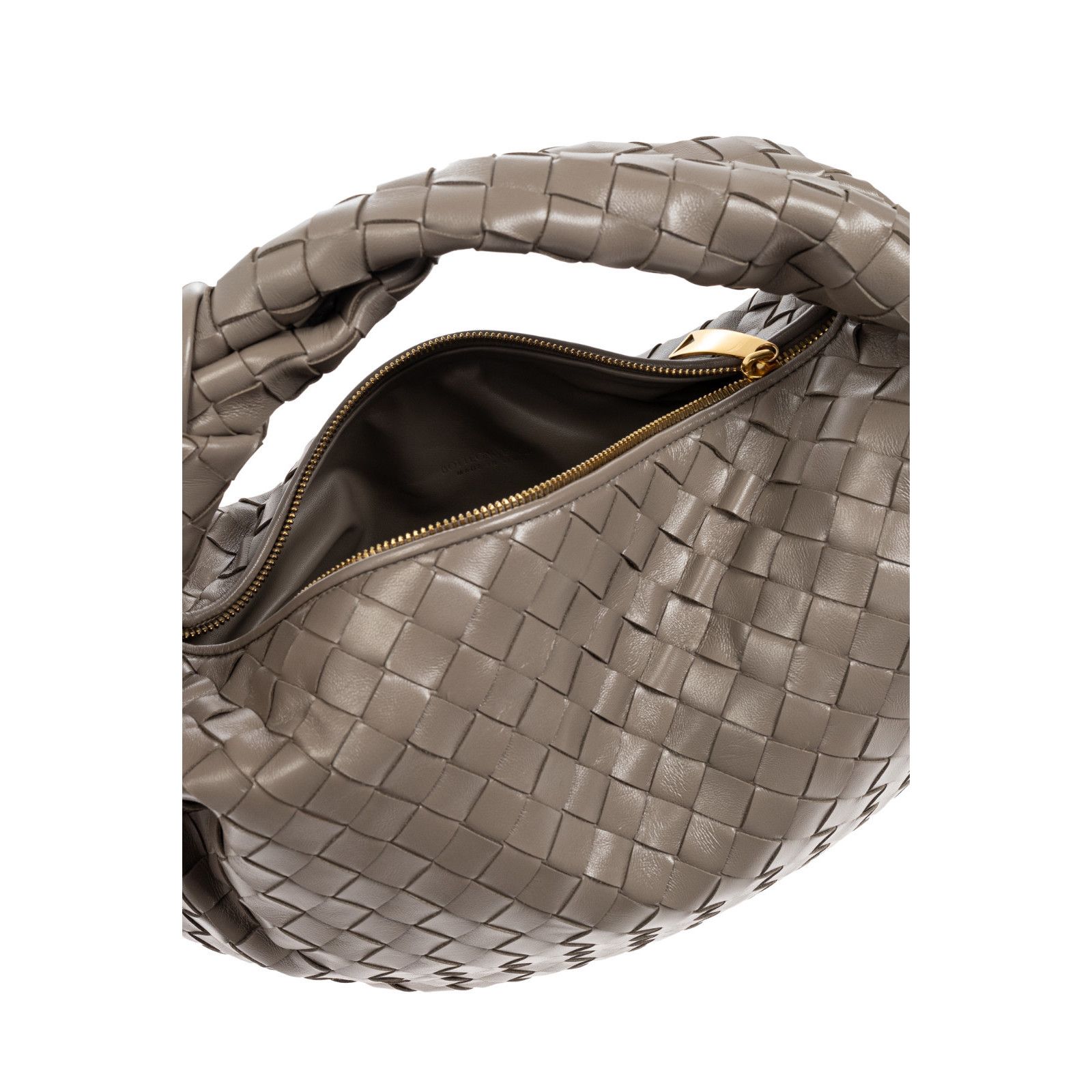 Bottega Veneta BOTTEGA VENETA Jodie Small $4200 Gray/Gold Leather Shoulder Size ONE SIZE - 4 Thumbnail