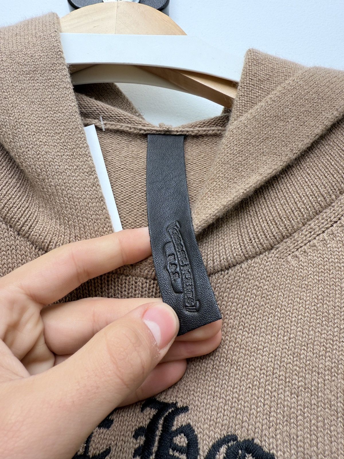 Chrome Hearts Chrome Hearts King Taco Brown Cashmere Suede Hoodie Size US XL / EU 56 / 4 - 10 Thumbnail