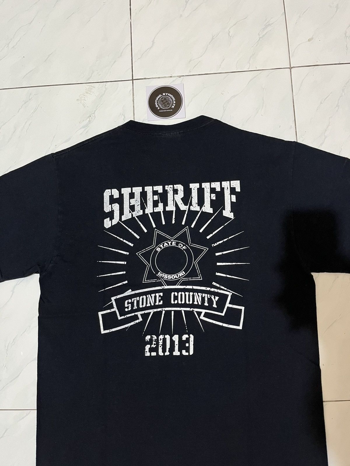D.A.R.E 🔥Vintage Dare Sheriff Stone County Keepin It Real Tee Size US M / EU 48-50 / 2 - 6 Thumbnail