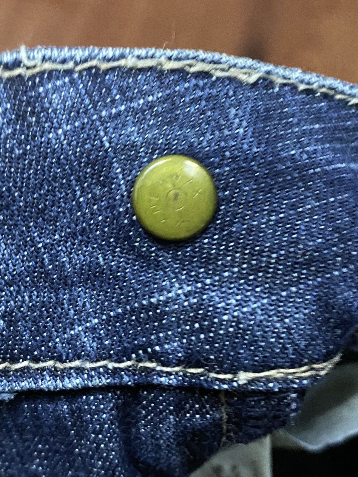 Marithe + Francois Girbaud Vintage Marithe Francois Girbaud Blue Wash Flare style Jeans Size 29" - 10 Thumbnail