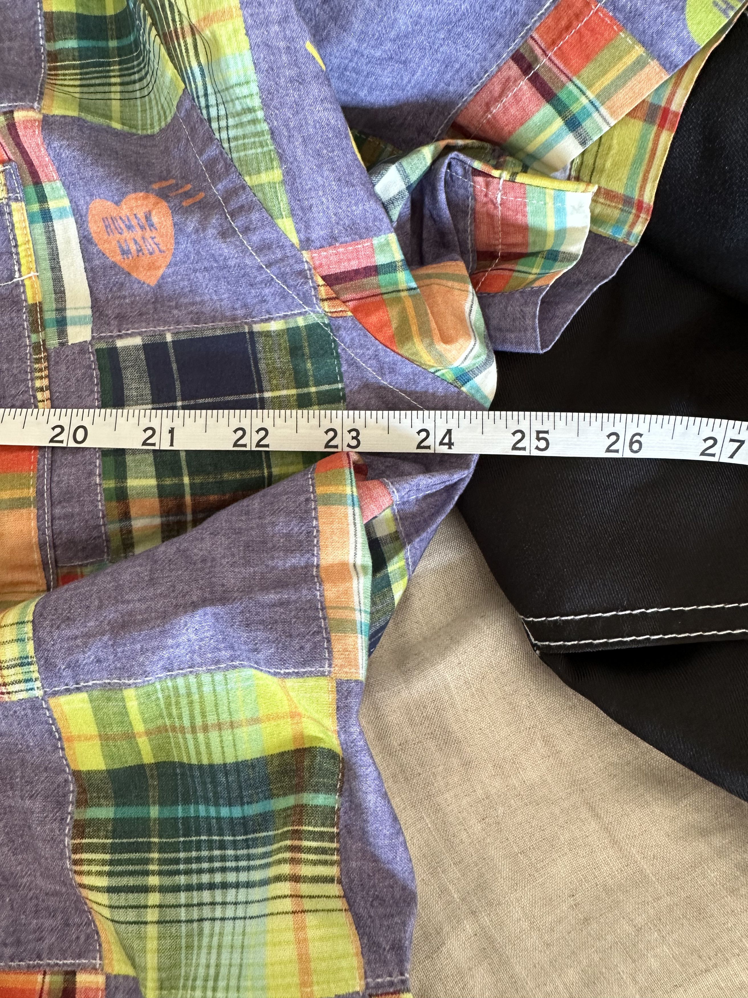 Human Made Human Made Patchwork Short Sleeve Button Up Shirt Size US XL / EU 56 / 4 - 7 Thumbnail