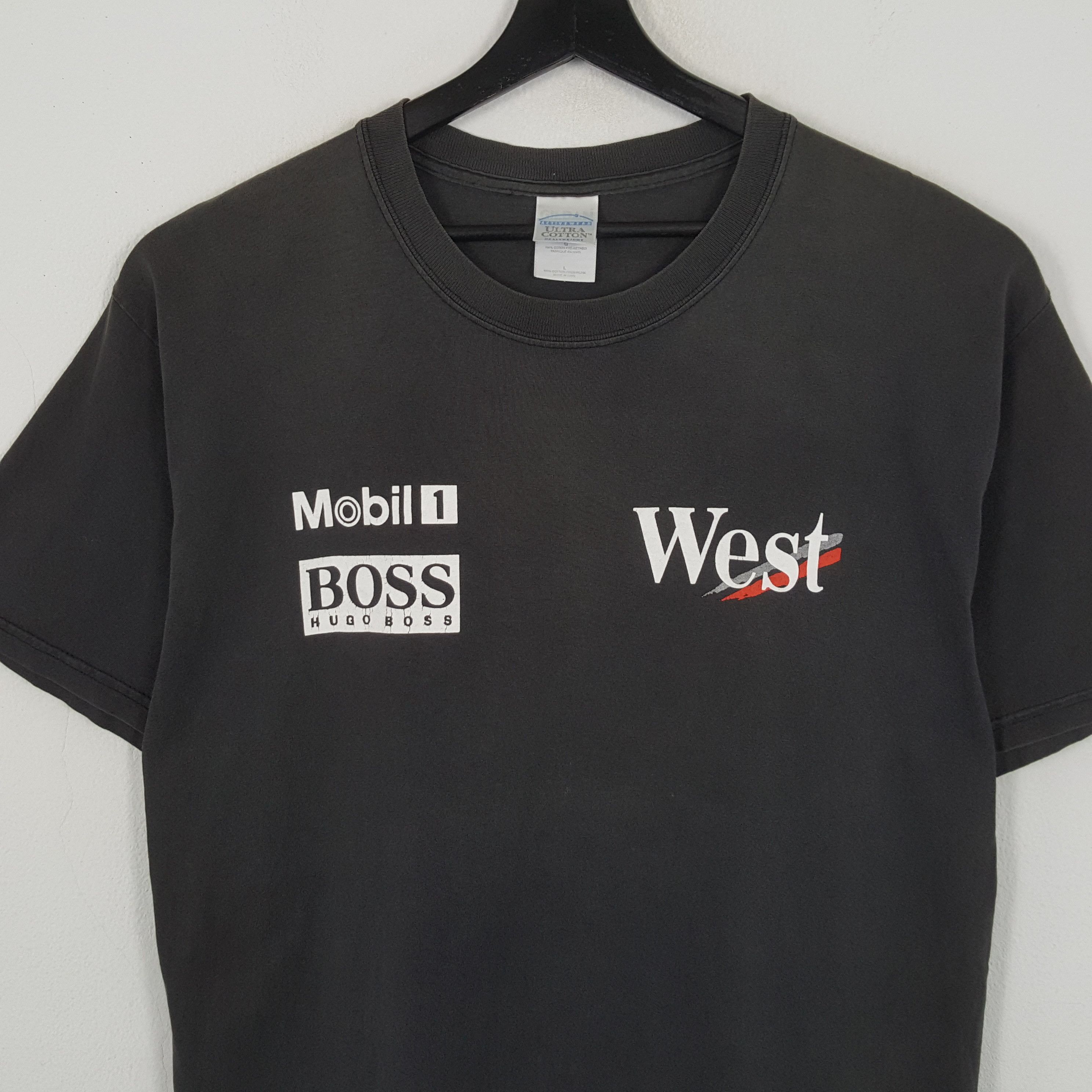 Vintage WEST MOBILE 1 Racing Motorsports Vintage Tshirt Size US L / EU 52-54 / 3 - 4 Thumbnail