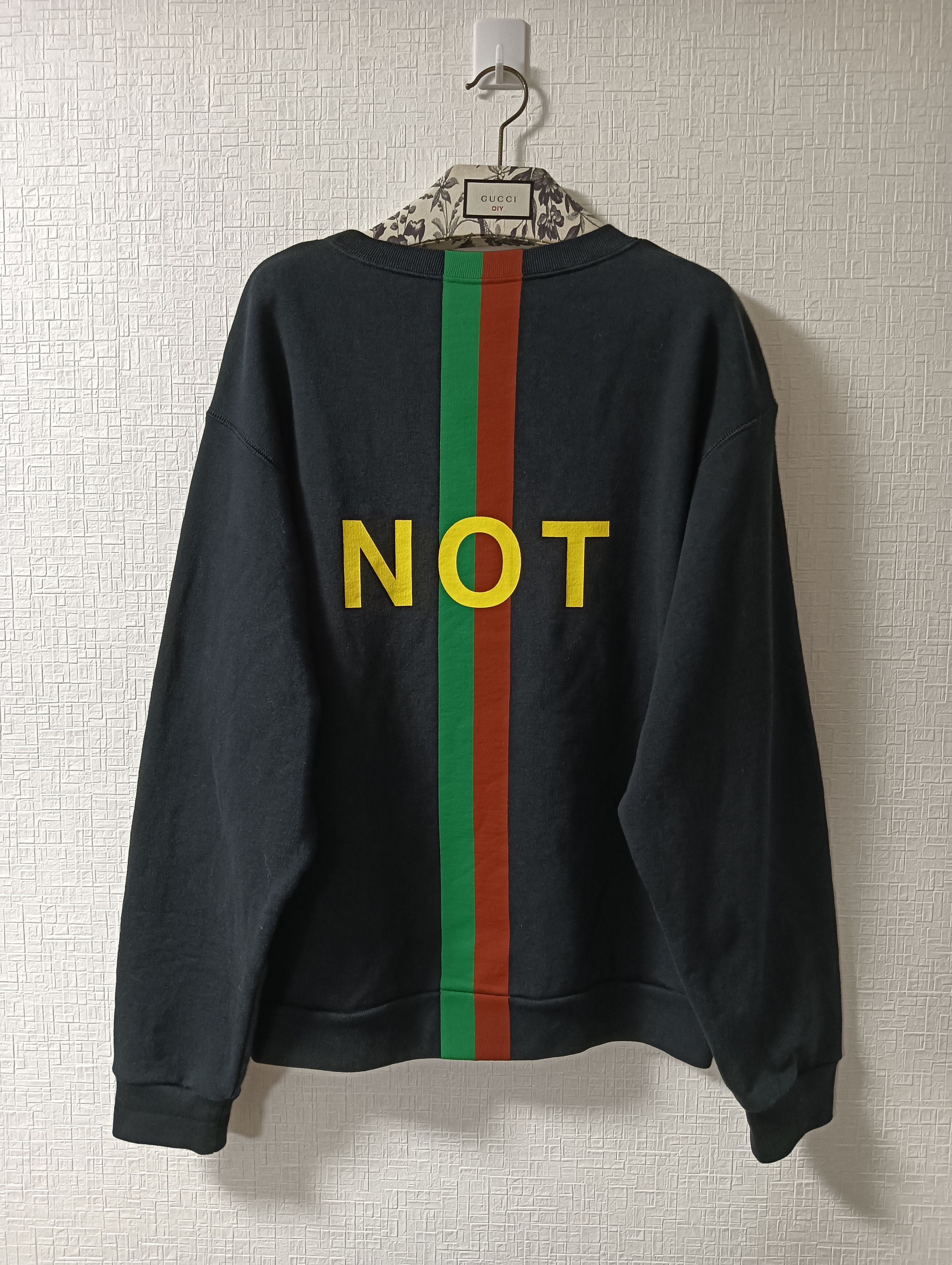 Not gucci sweatshirt best sale