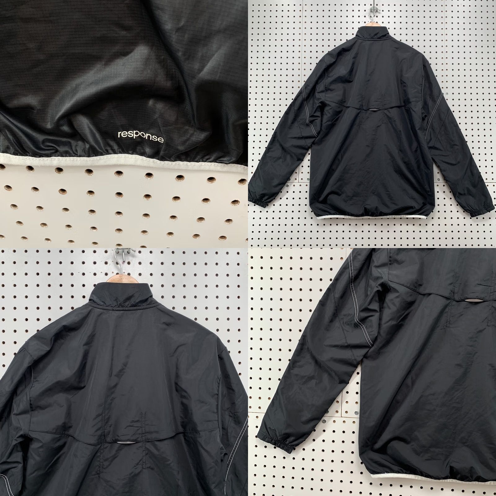 Adidas Adidas Running Windbreaker Jacket Black Mens Medium Vented 22.5x31 Size US M / EU 48-50 / 2 - 9 Thumbnail