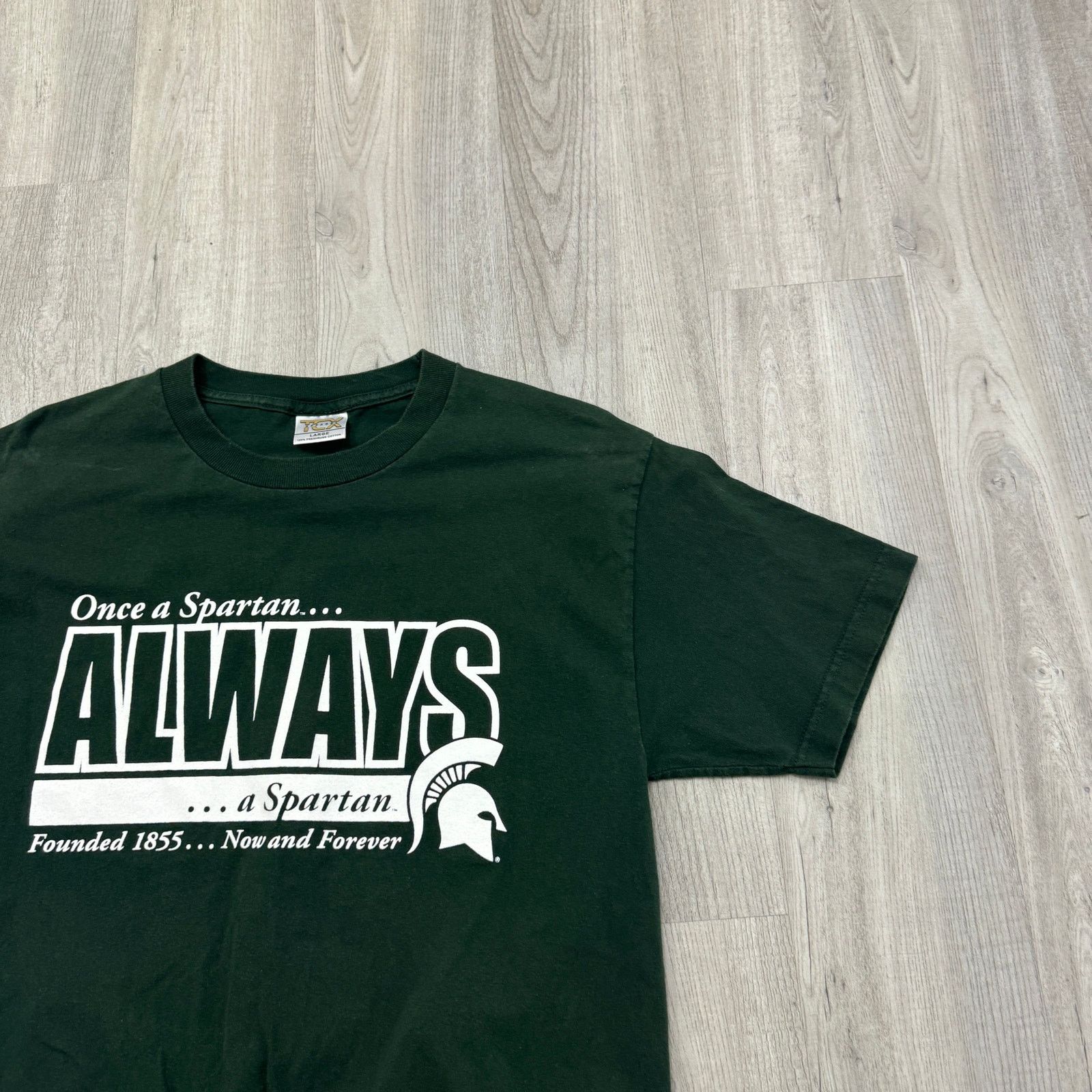 Vintage Vintage One A Spartan Always A Spartan Shirt Large MSU Size US L / EU 52-54 / 3 - 2 Thumbnail