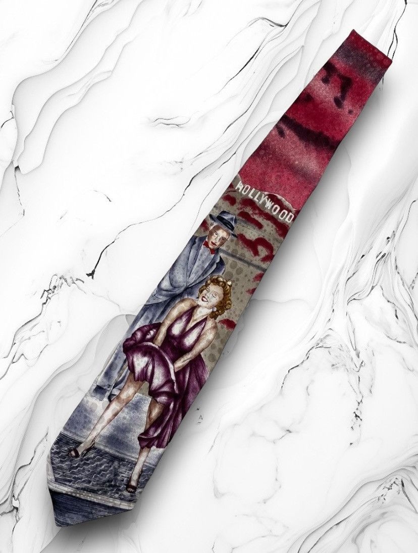Vintage 1993 Vintage Marilyn Monroe Tie Made In USA Size ONE SIZE - 1 Thumbnail