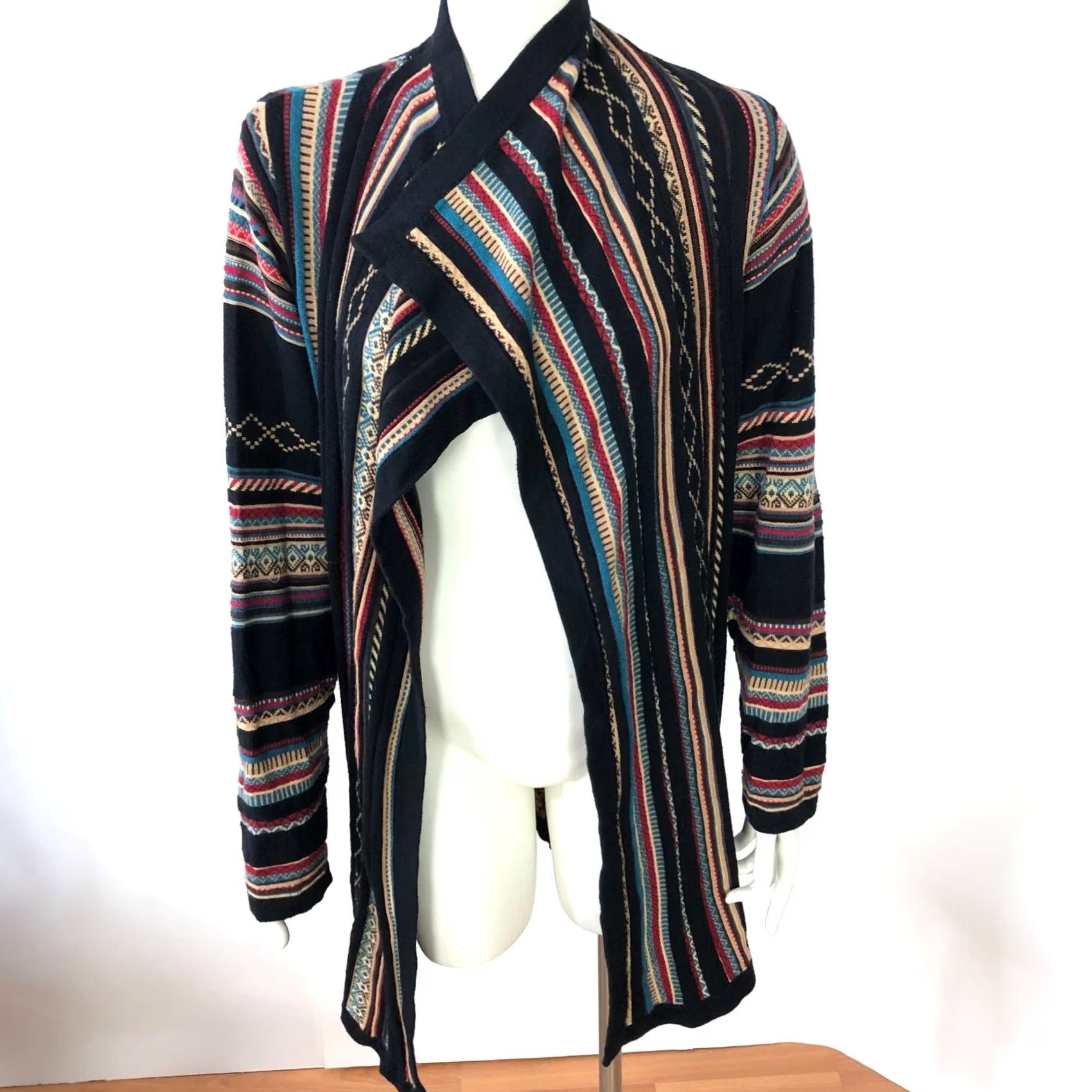Orvis Orvis Sweater Black Aztec Southwest Open Front Pullovers Women L Regular All Over Print MINT May be Casual/Cocktail Size L / US 10 / IT 46 - 2 Thumbnail