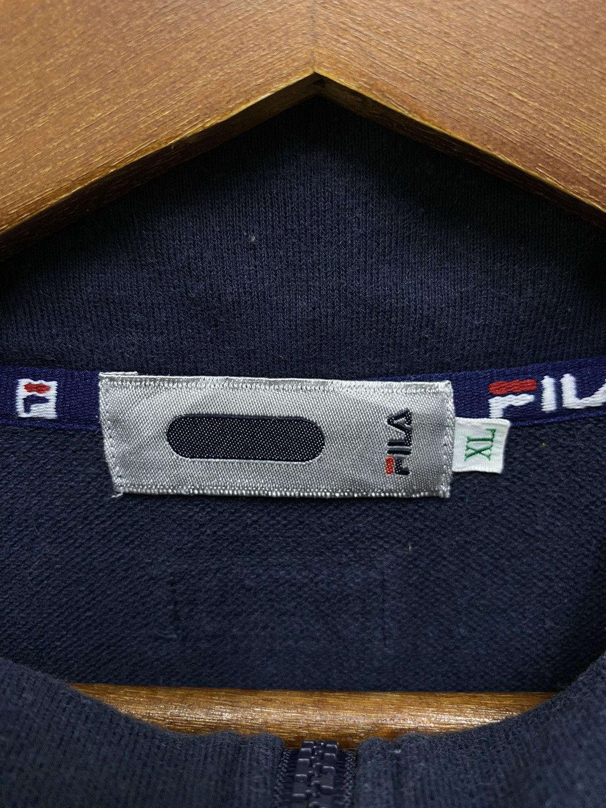 Fila Fila Quarter Zip Pullover Colorblock Sweatshirt Size XL Size US XL / EU 56 / 4 - 8 Thumbnail
