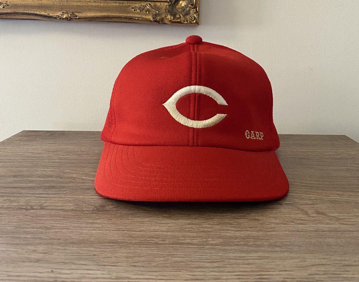 Japanese Brand Vintage Hiroshima Carp Japan Baseball Trucker Strapback Hat Size ONE SIZE - 1 Thumbnail