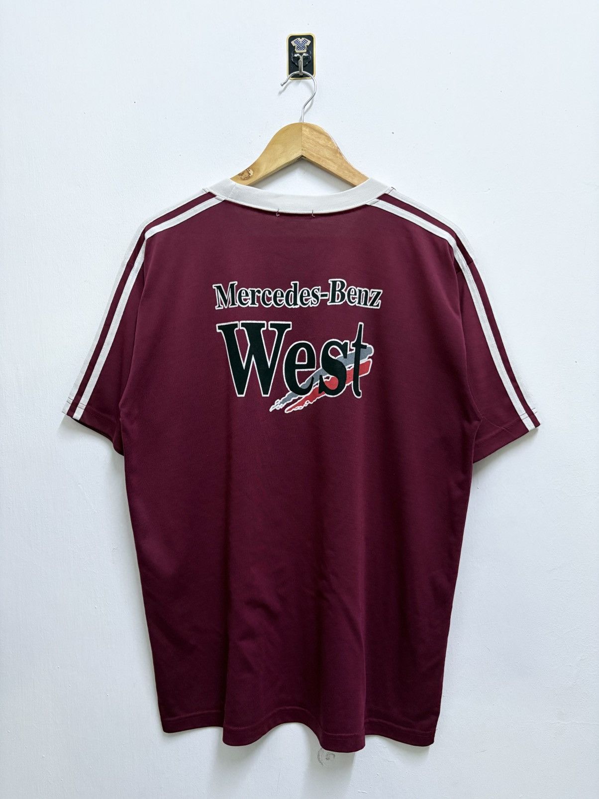 Vintage 2000's Mercedes Benz West / Automotive Car Luxury T-Shirt Size US L / EU 52-54 / 3 - 1 Thumbnail