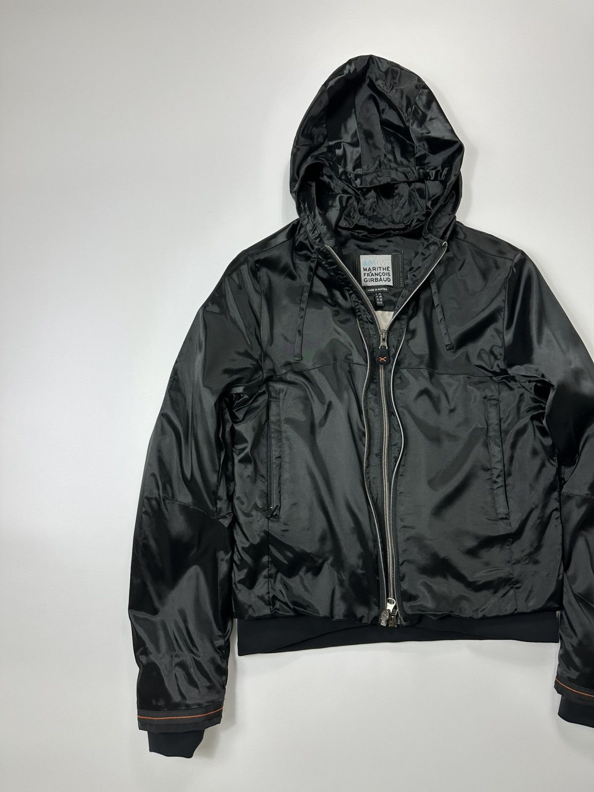 Marithe + Francois Girbaud Marithe Francois Girbaud Jacket Hooded Black Size M / US 6-8 / IT 42-44 - 4 Thumbnail