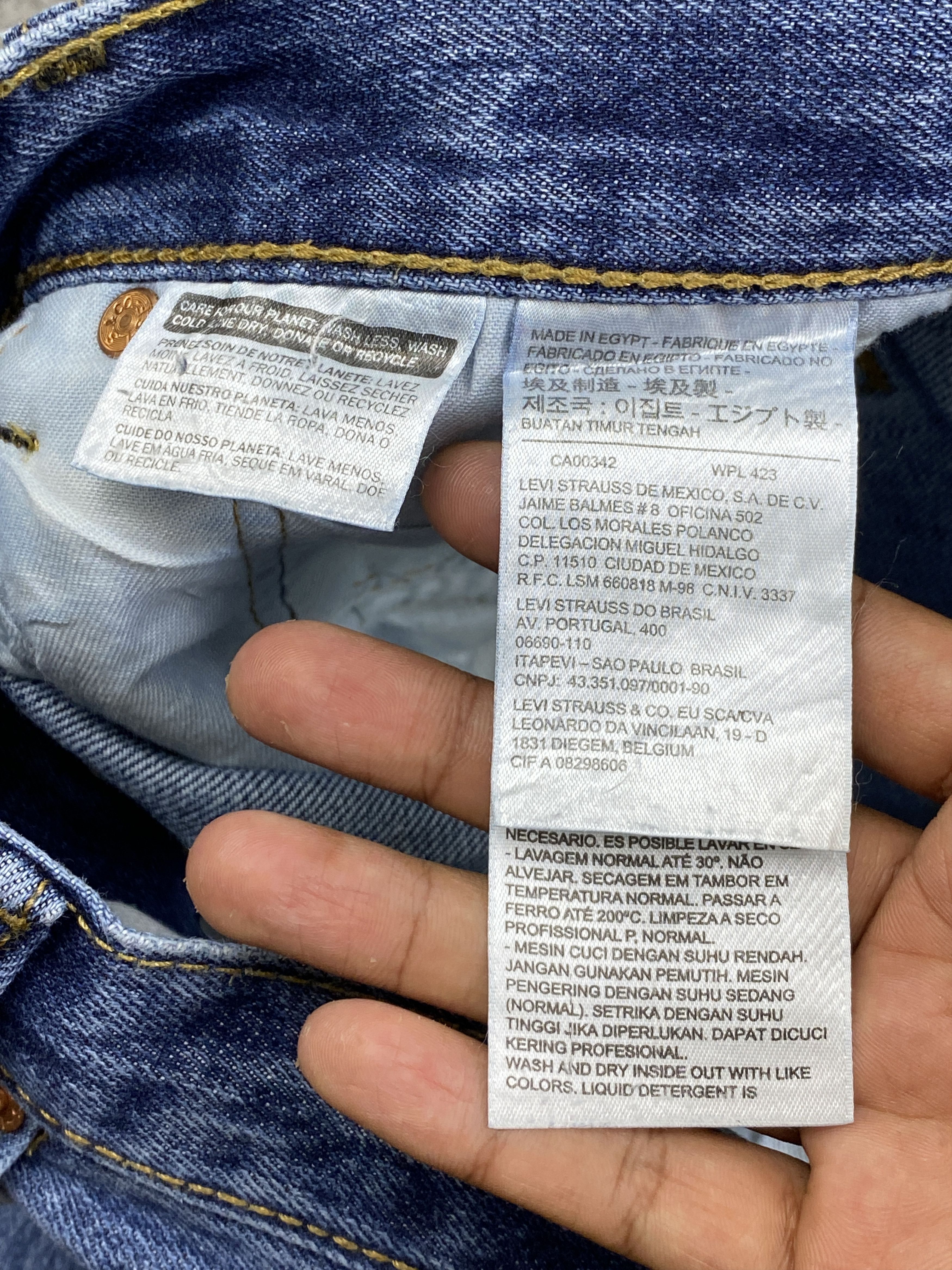 Levi's Blue Denim Vintage Levi's 501 Jeans DP2838 Size US 32 / EU 48 - 16 Thumbnail