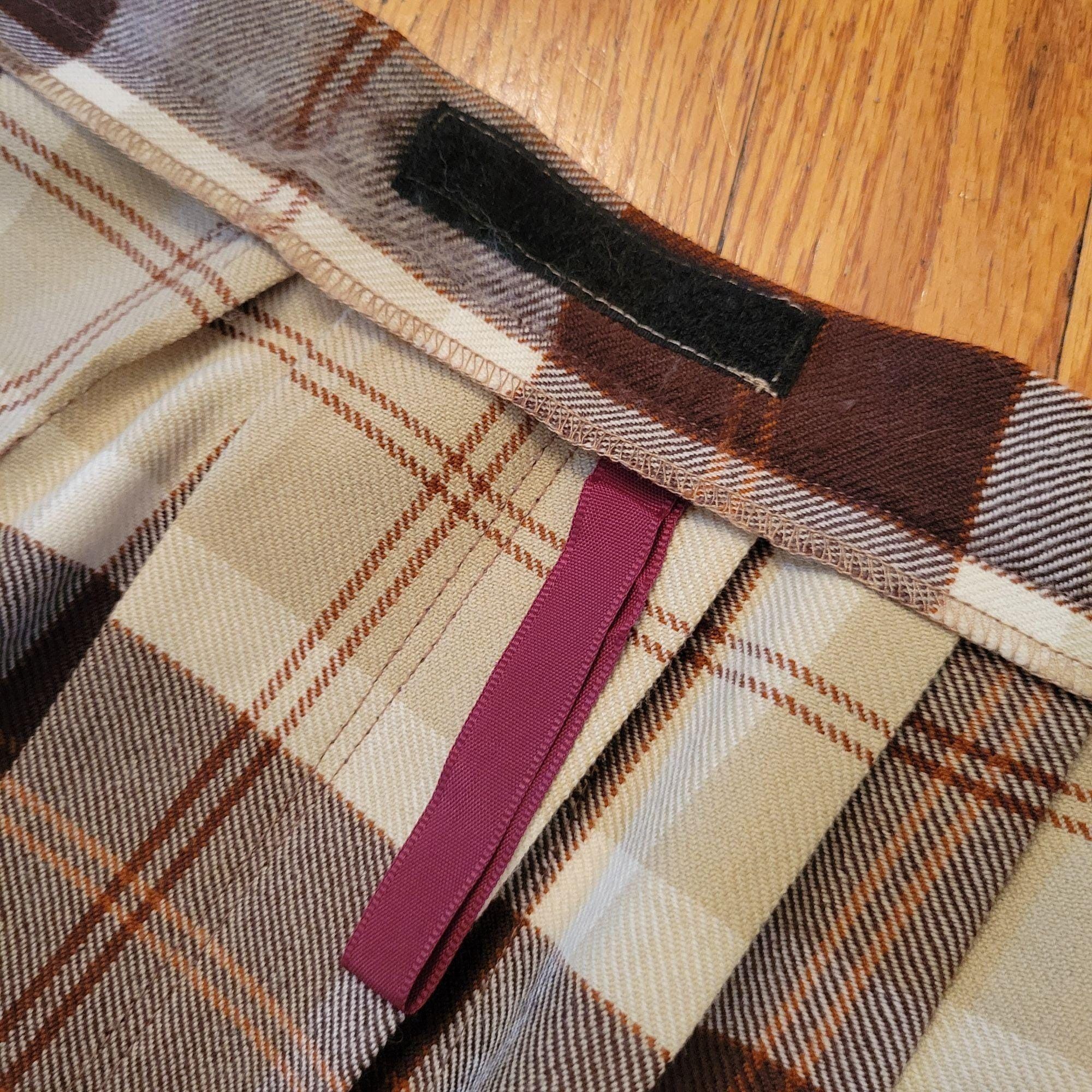 Other Lochcarron Scotland Tartan Plaid Wool Kilt Wrap Skirt 24" Size 32" / US 10 / IT 46 - 9 Thumbnail