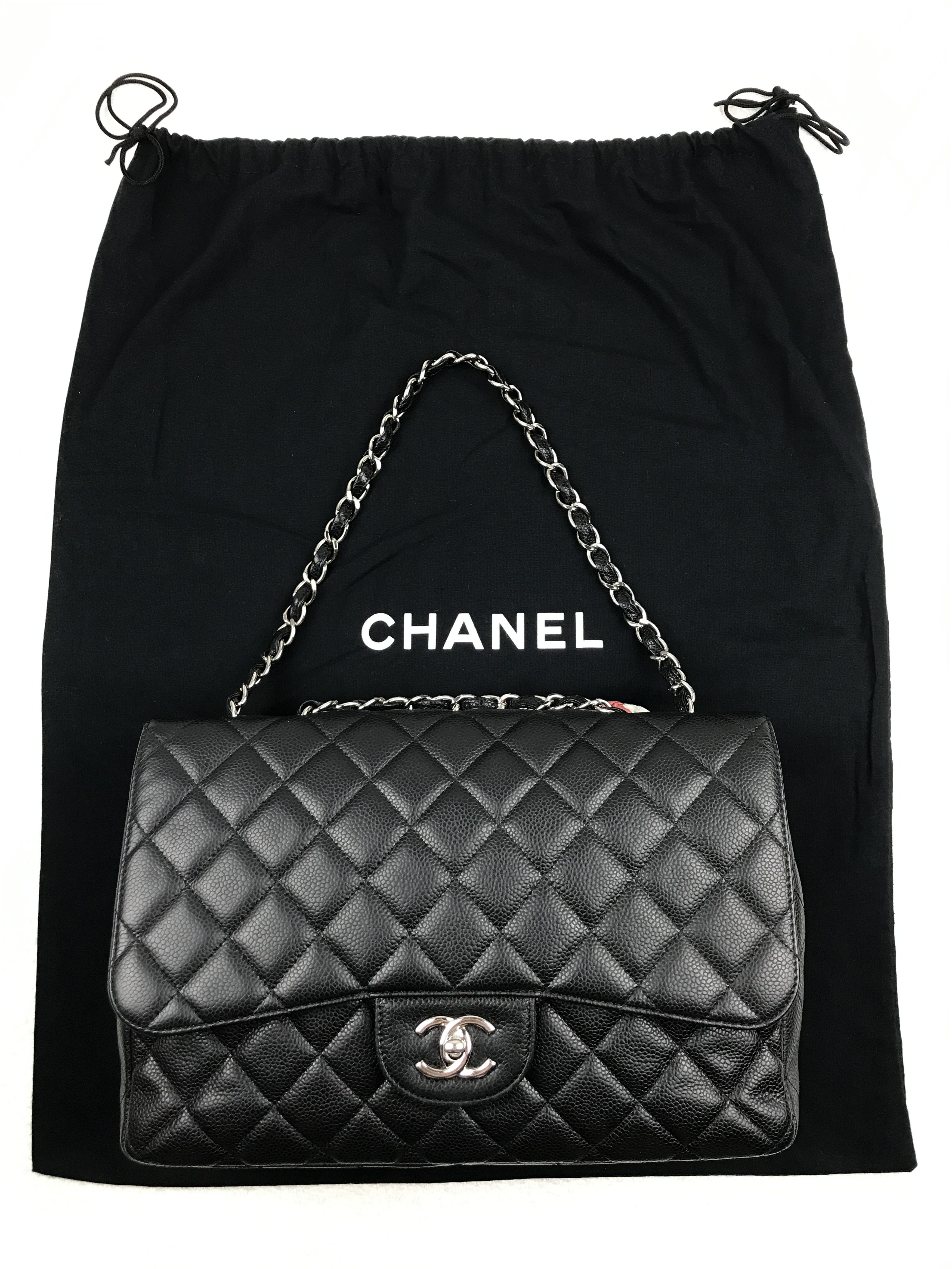 Chanel Chanel timeless jumbo caviar silver hardware Size ONE SIZE - 2 Thumbnail